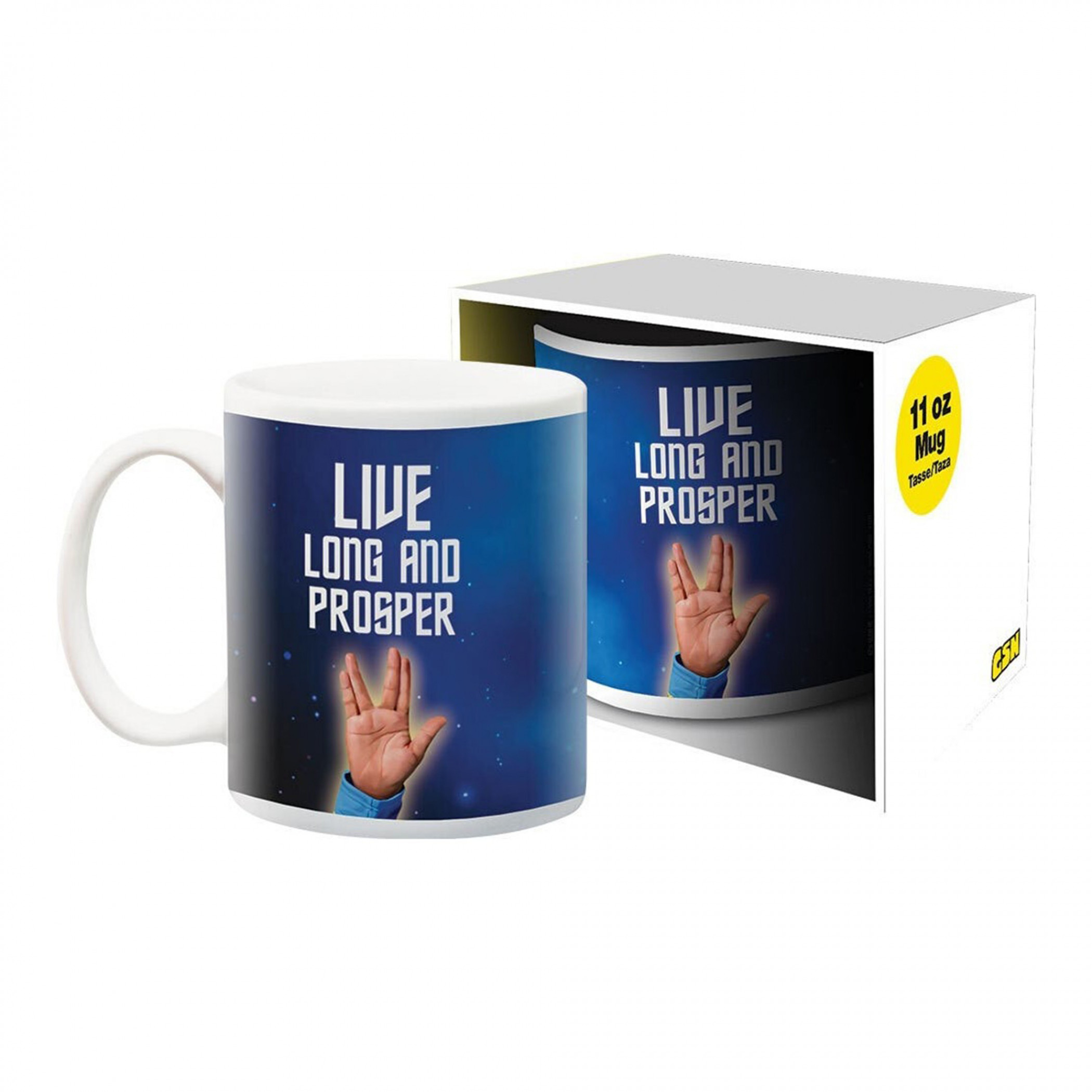 Star Trek Live Long And Prosper 11oz Ceramic Mug