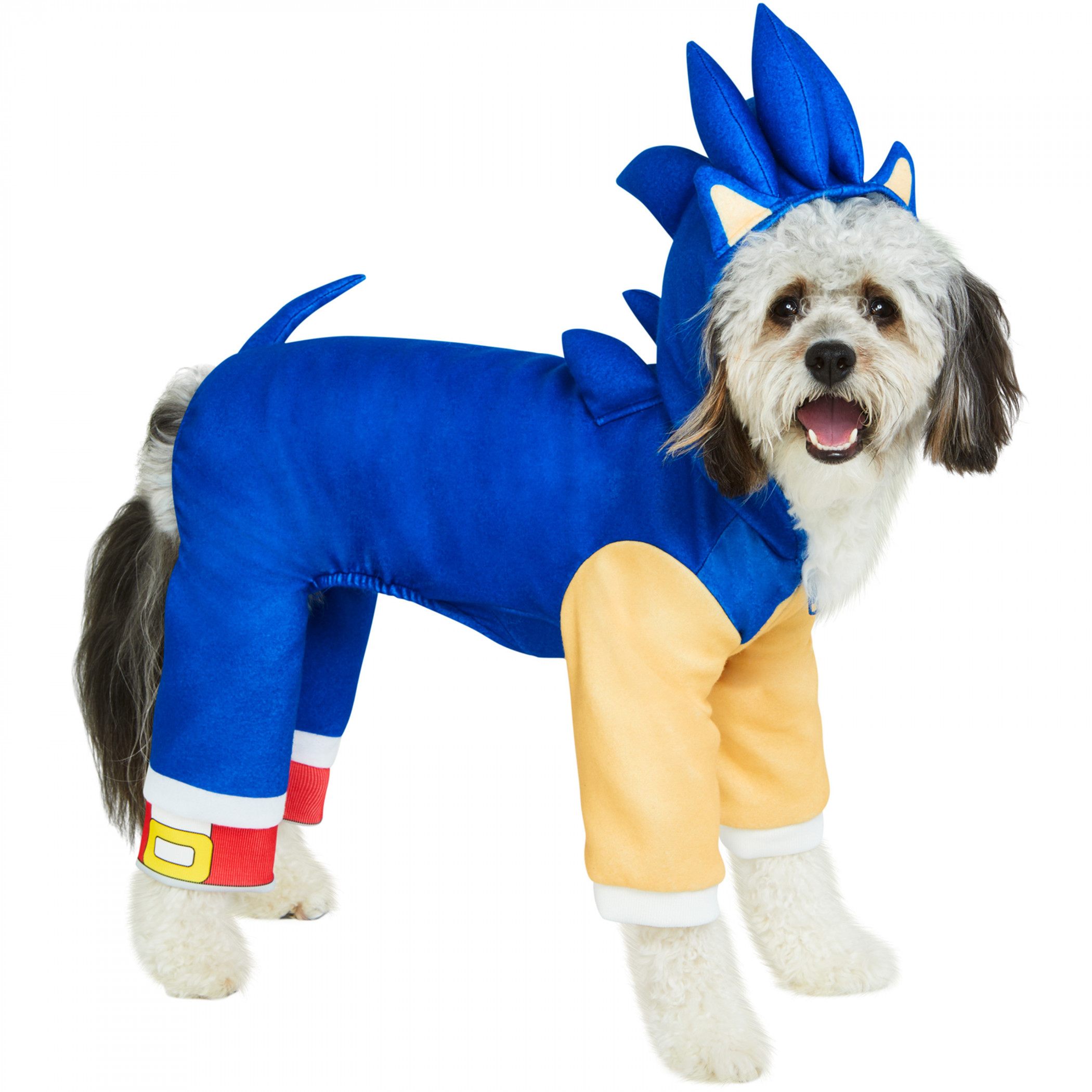 Sonic The Hedgehog Plush Dog Costume with Hood