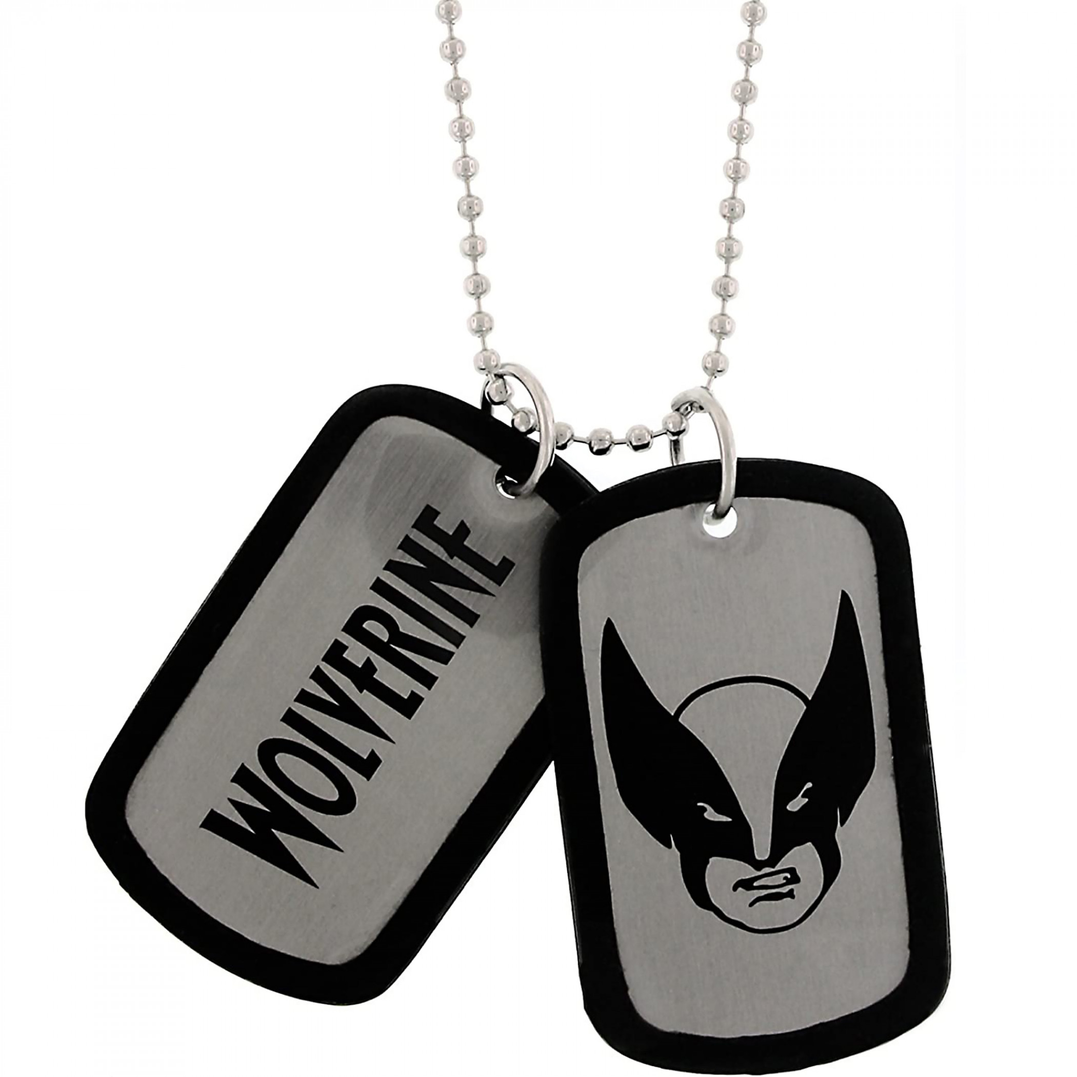 Wolverine Silhouette Double-Sided Dog Tags