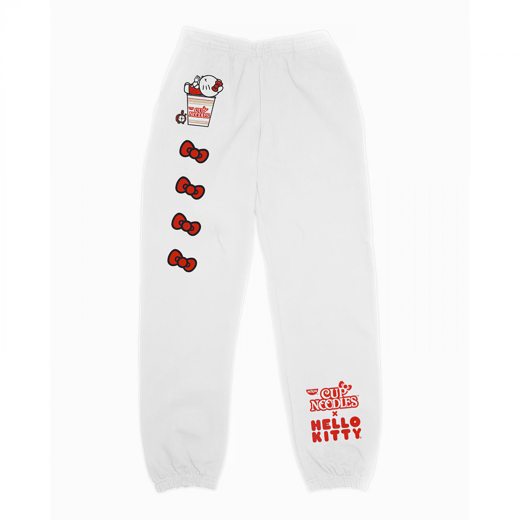 Hello Kitty x Cup Noodles Cute Bow Joggers