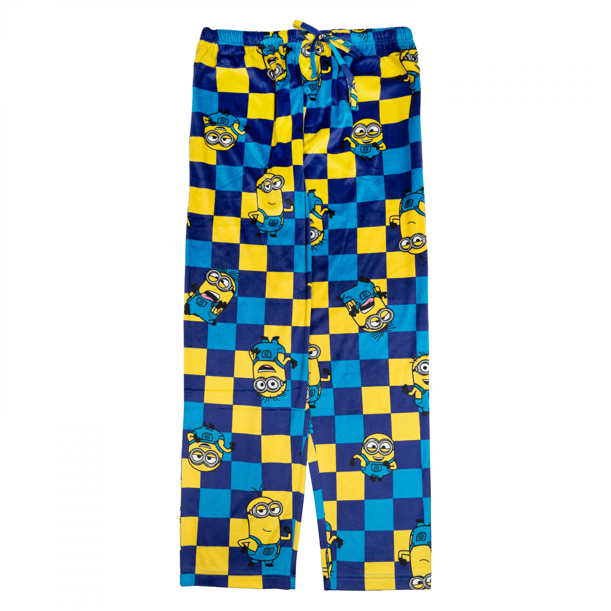 The Minions Checkered All Over Print Sleep Pants