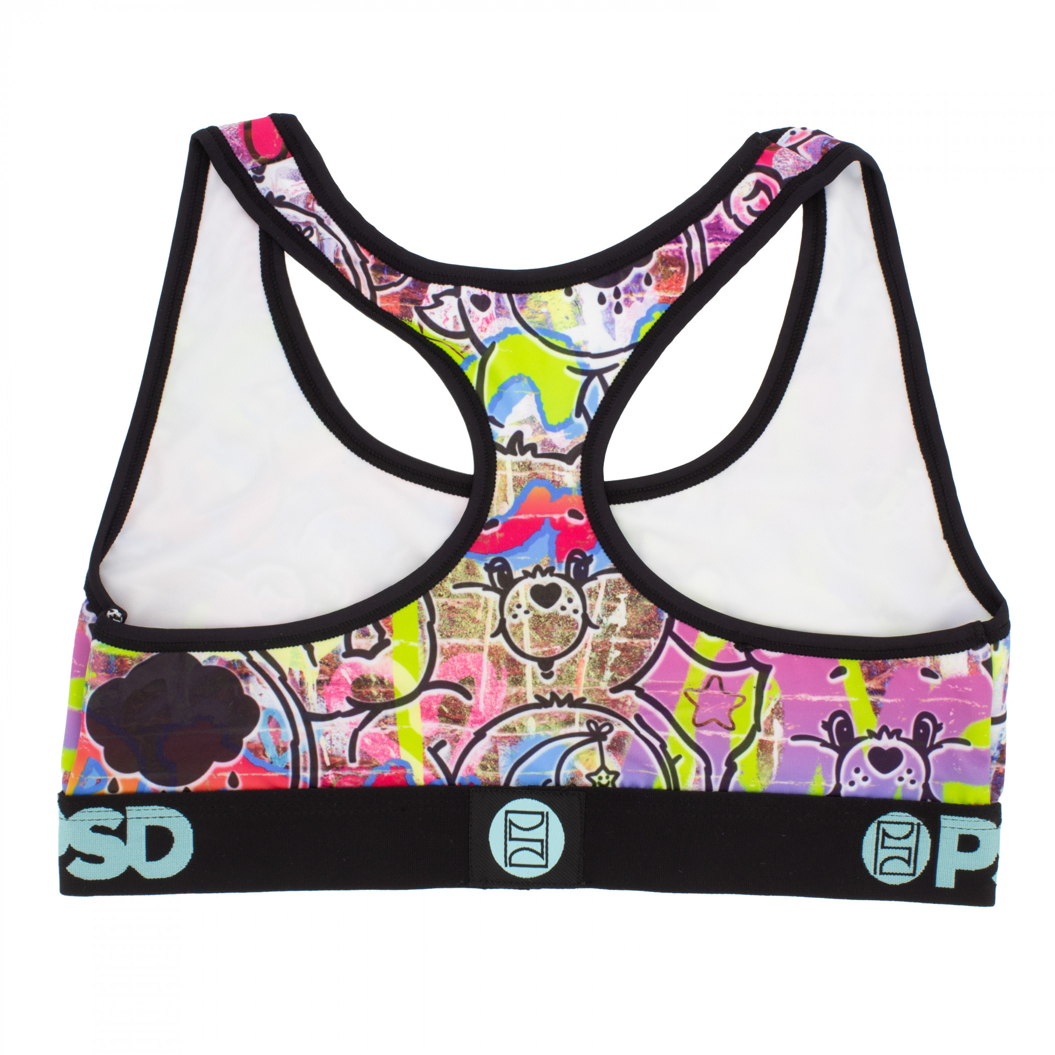 Care Bears Graffiti PSD Sports Bra