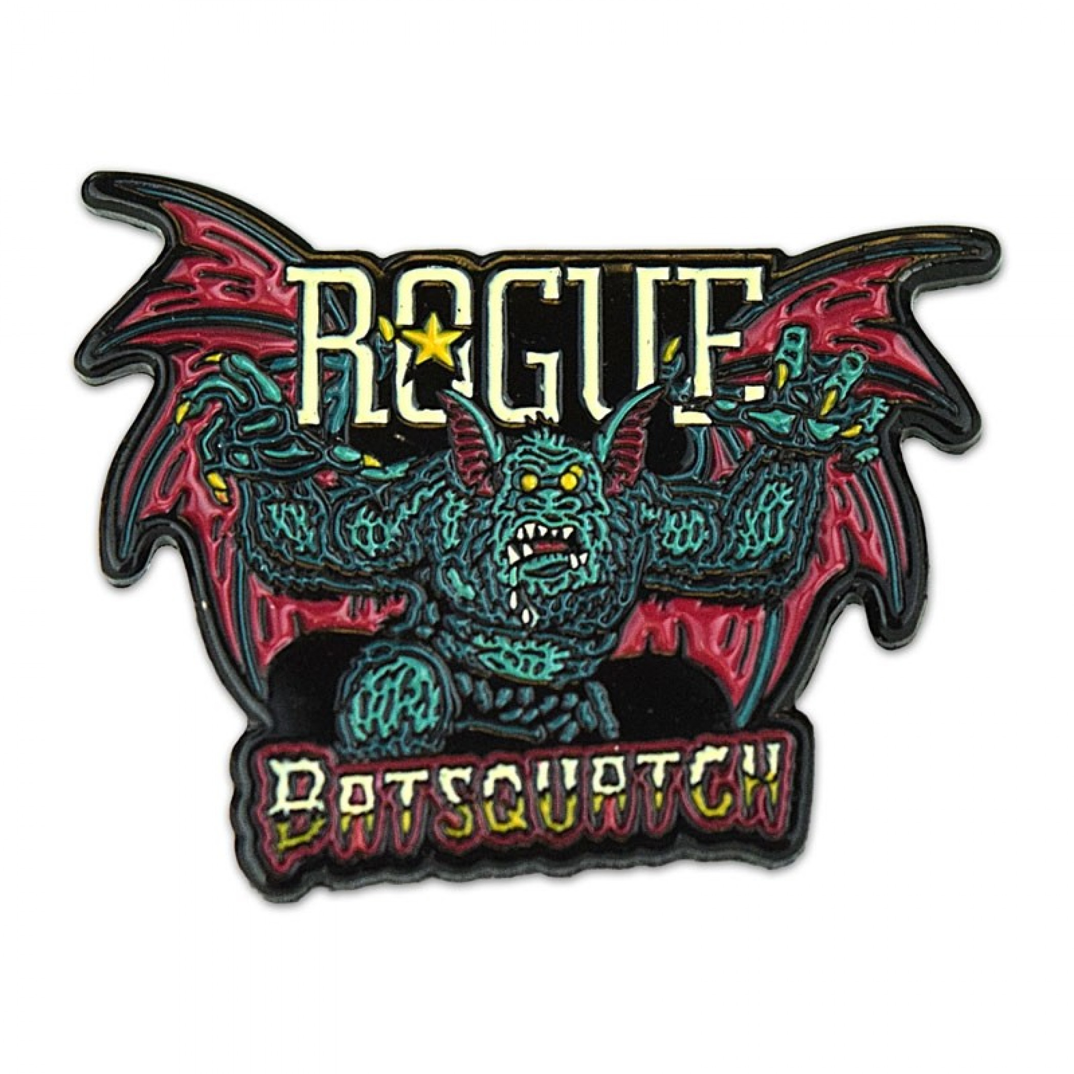 Rogue Ale Batsquatch 1.5 Inch Enamel Pin