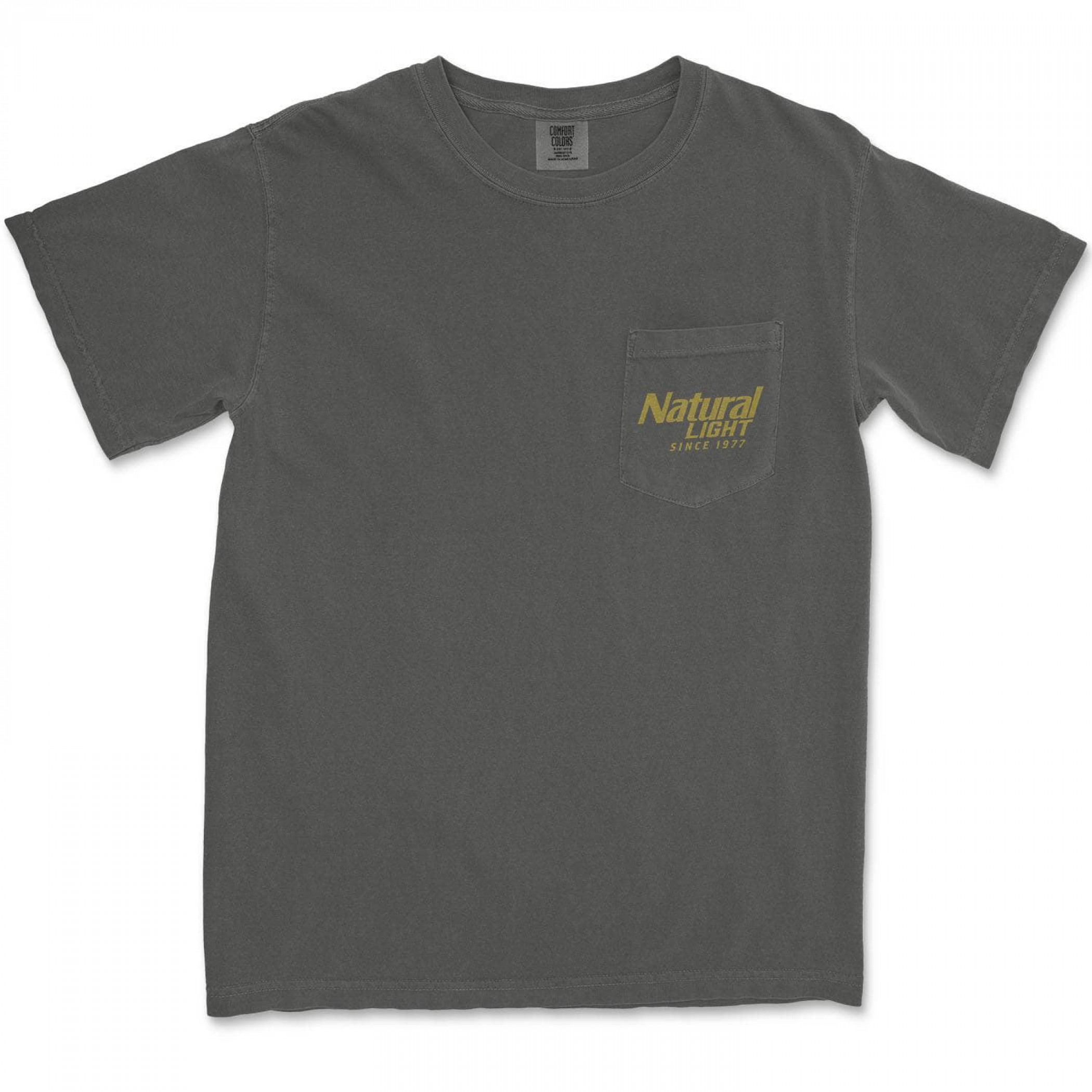 Natural Light Since 1977 Rowdy Gentleman Pocket T-Shirt