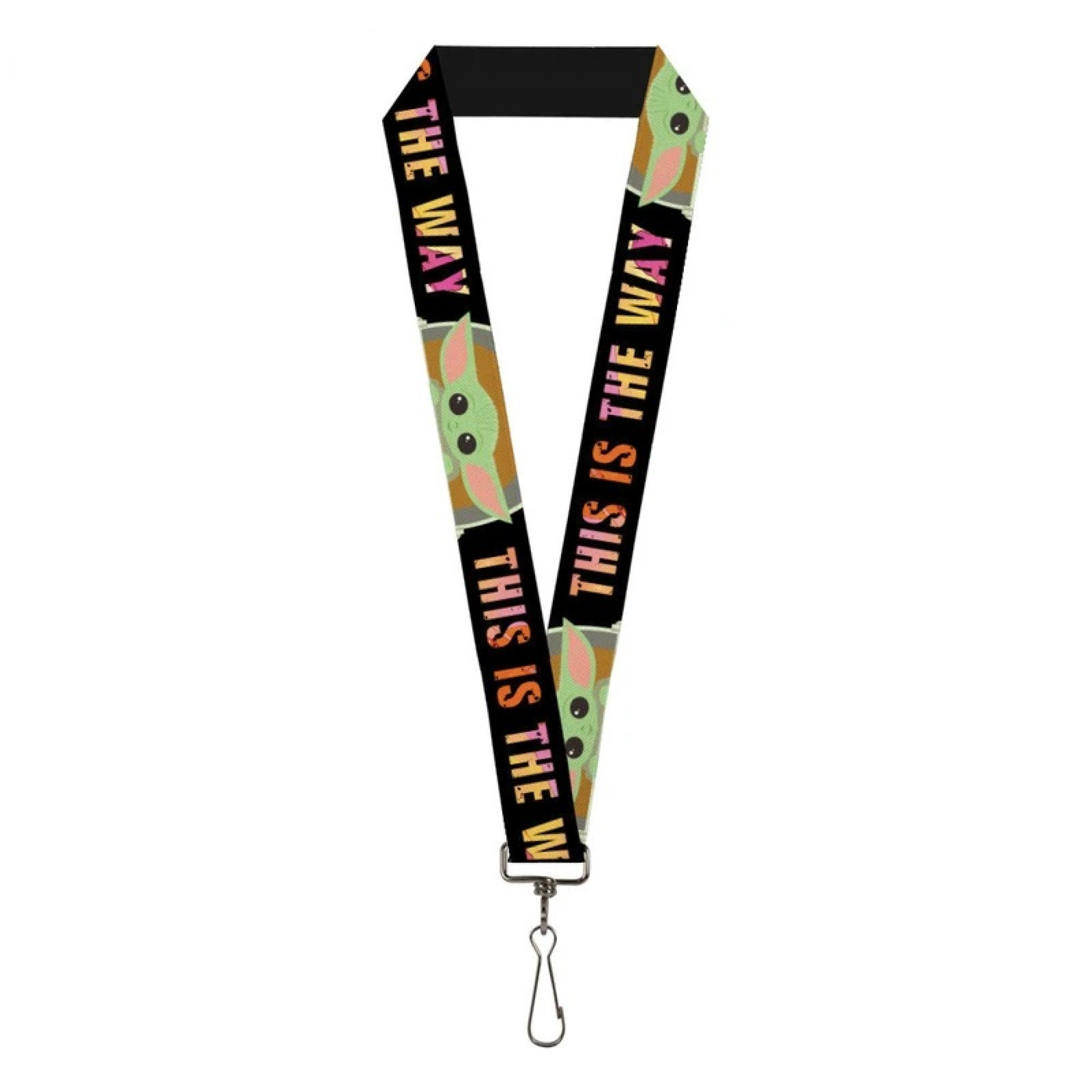 Star Wars The Mandalorian This Is The Way "The Child" Lanyard