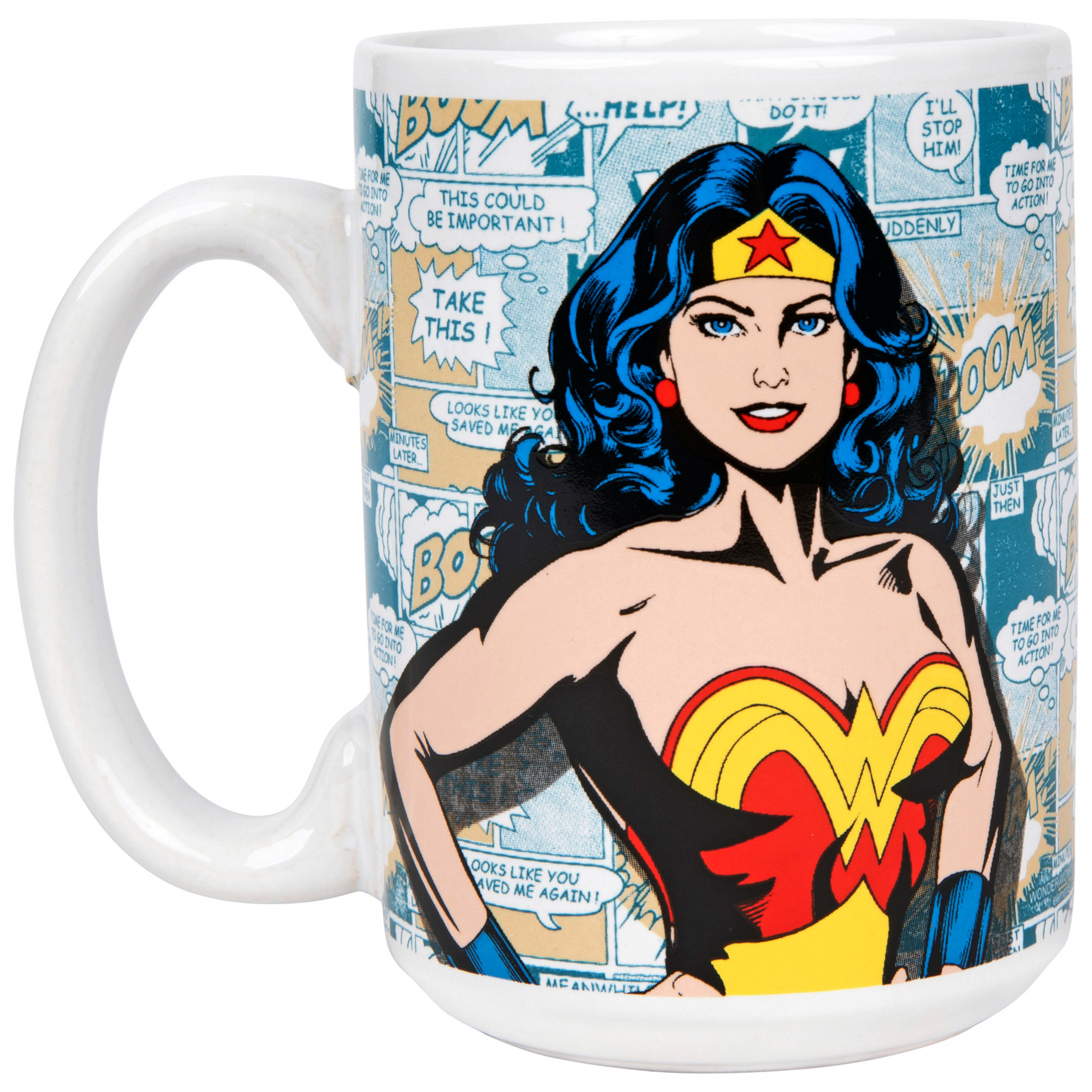 DC Comics Wonder Woman Classic Hero Pose 12oz Ceramic Mug