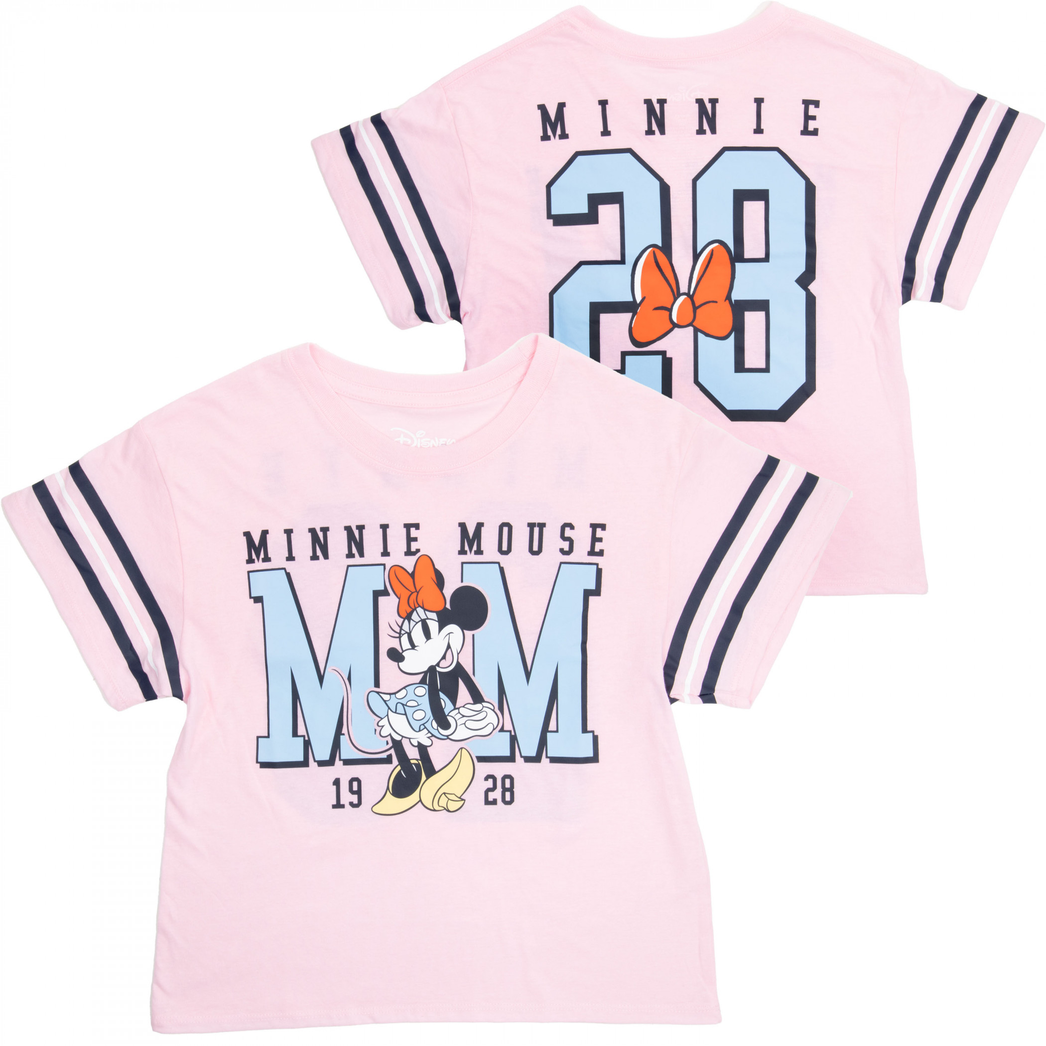 Minnie Mouse 1928 Junior's Hockey T-Shirt