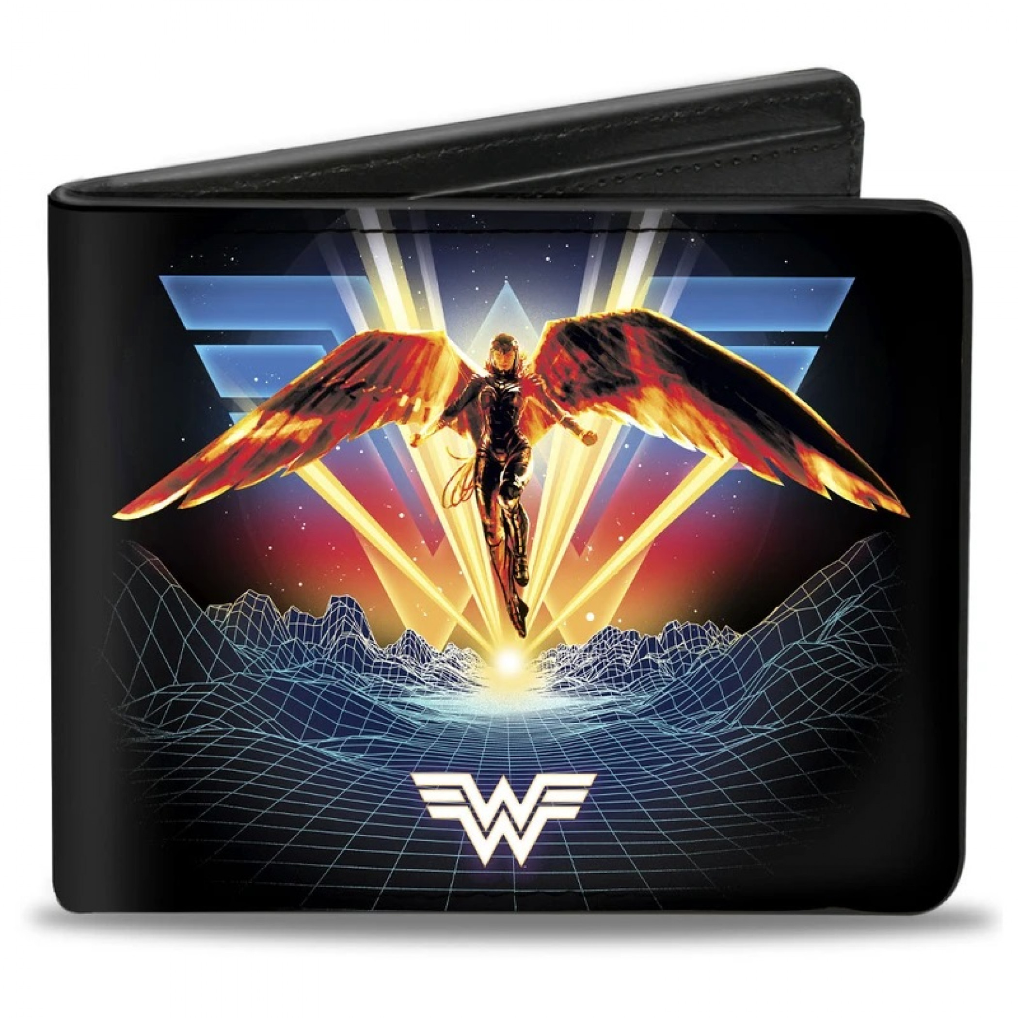 Wonder Woman DC Comics 1984 Golden Armor Bi Fold Wallet
