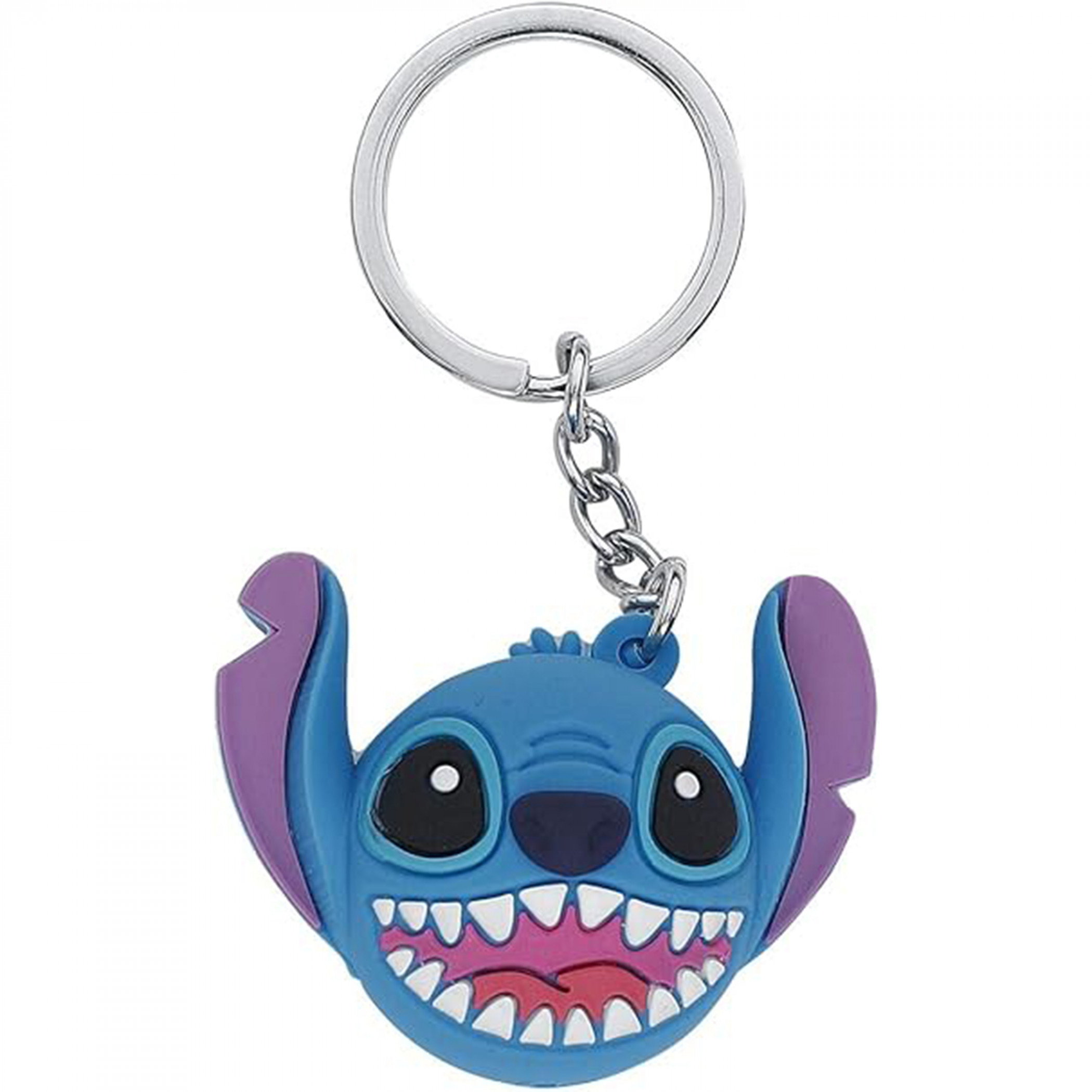 Lilo & Stitch Deluxe Stitch Smiling Face Ball Keyring