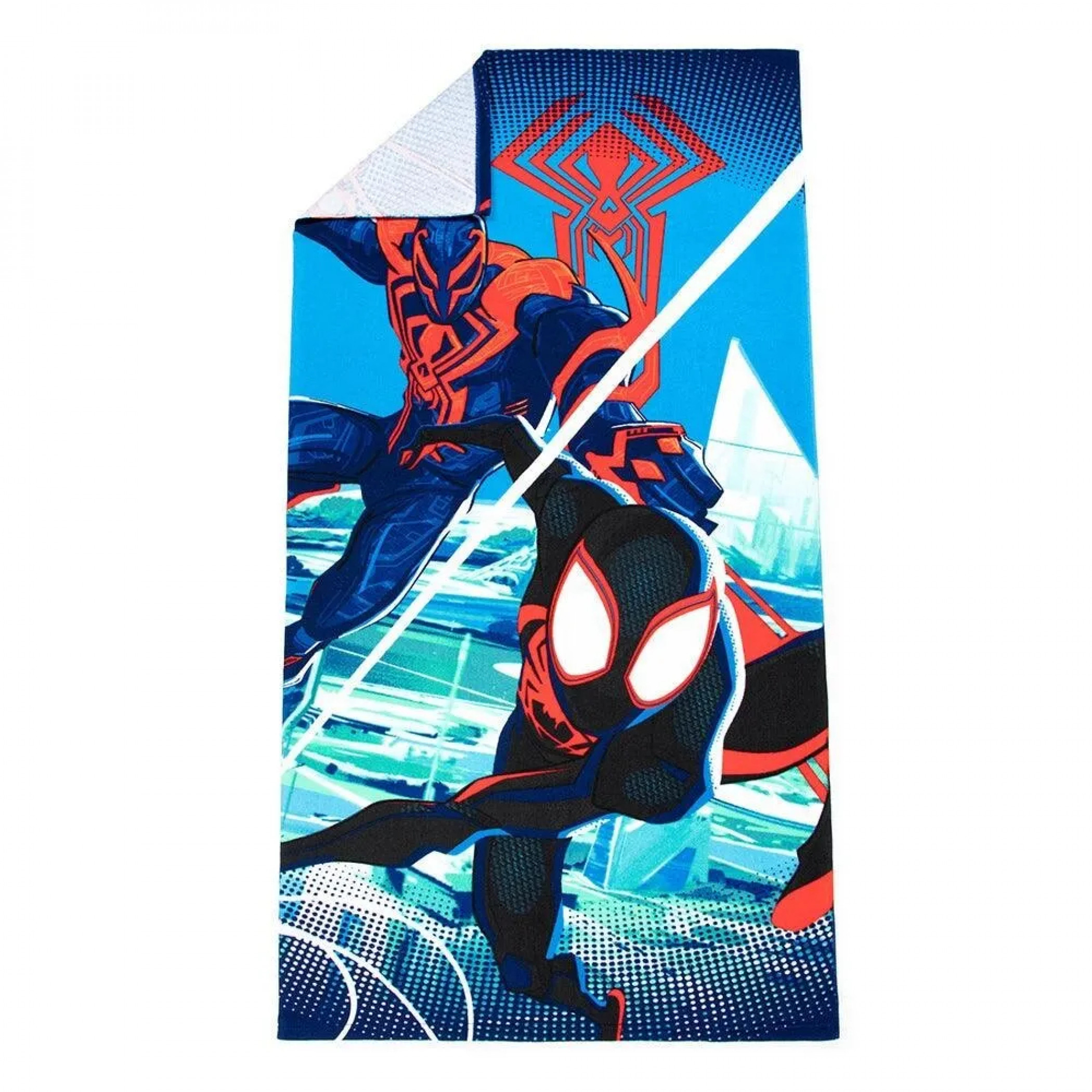 Miles Morales and Spider-Man 2099 Beach Towel