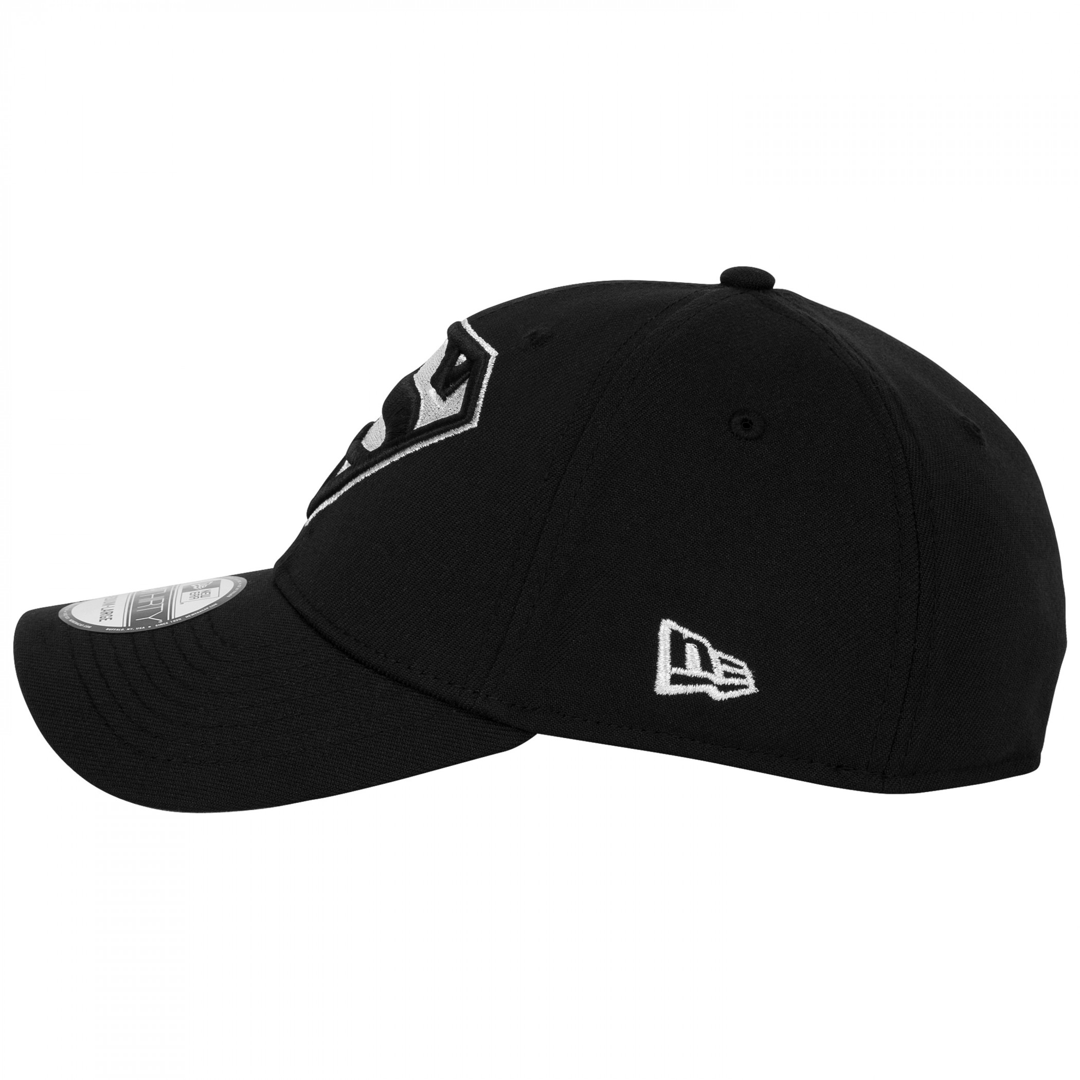 Cappello New Era Superman Salute To Service 39Thirty – Verde, Logo Dorato, Montato Flessibile, Poliestere - 2