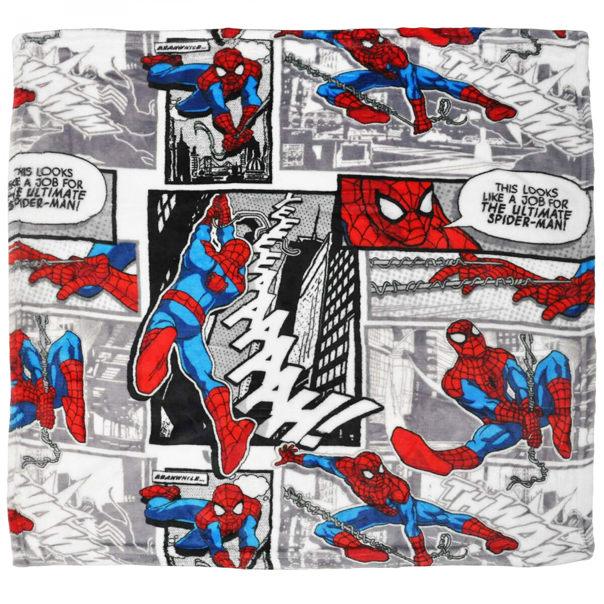 Spider-Man Flannel Baby Blanket