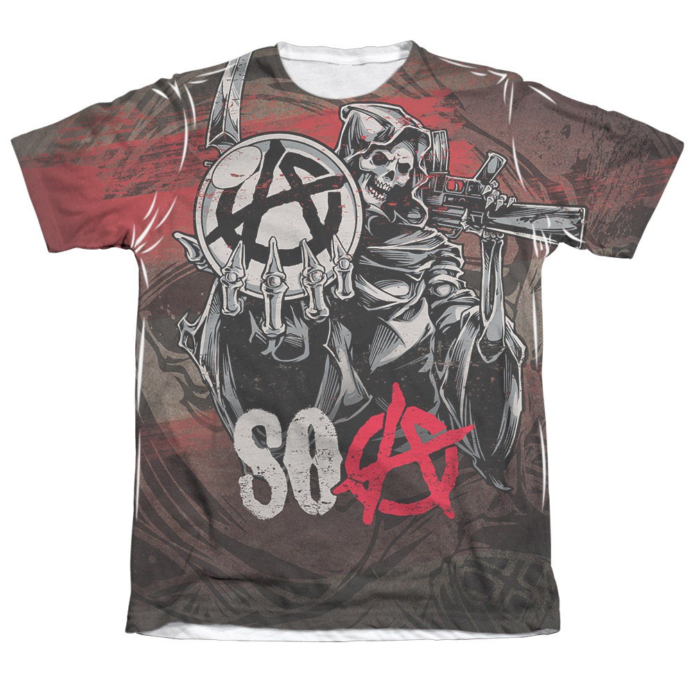 Sons Of Anarchy Reaper Ball Sublimation T-Shirt