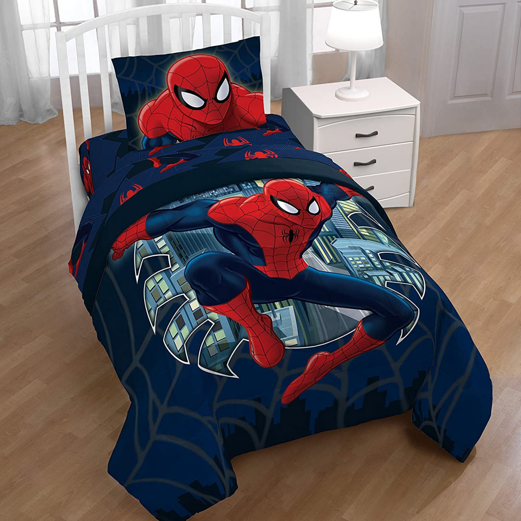 Marvel Spider-Man Saving The Day Microfiber 3-Piece Twin Sheet Set