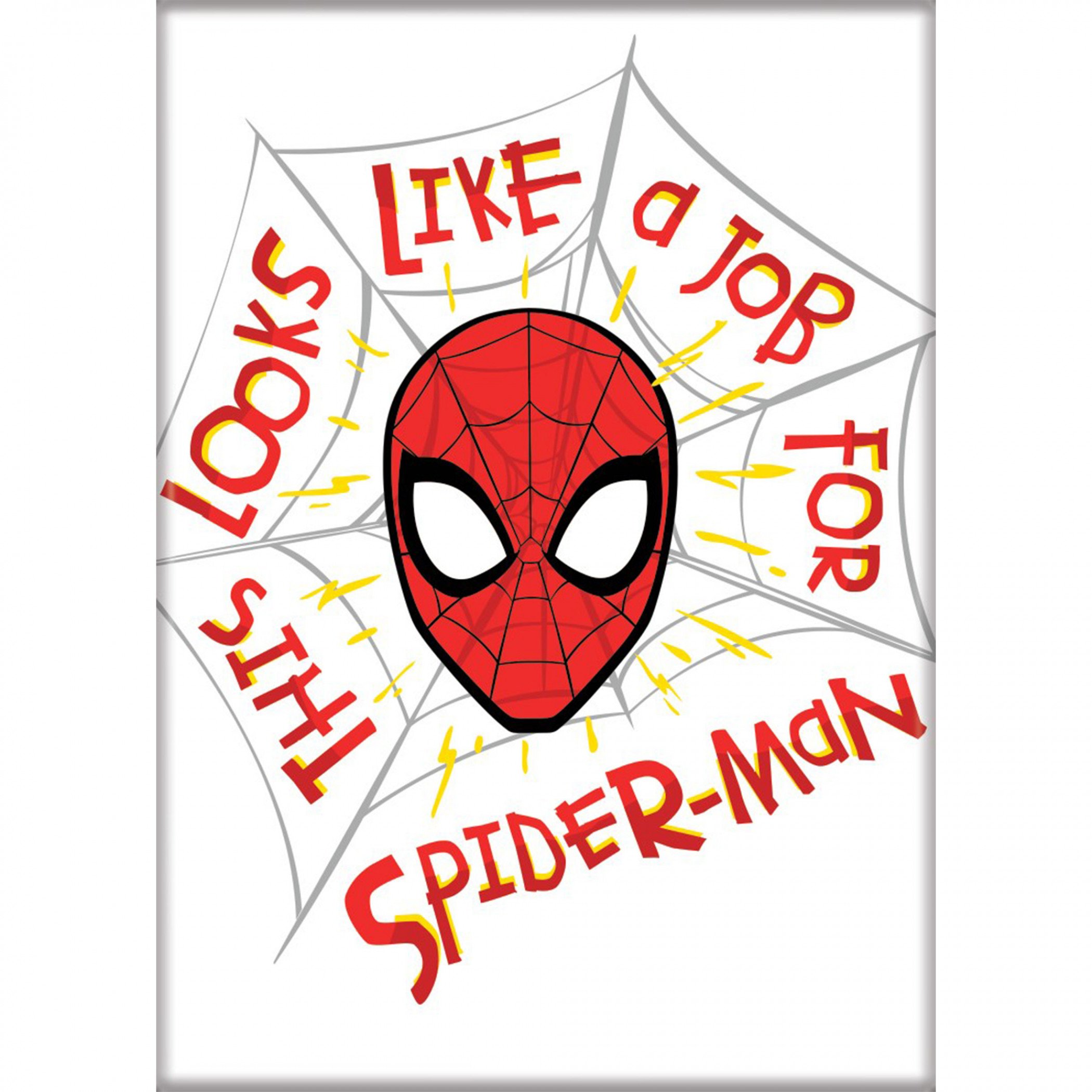 Marvel Comics Spider-Man This Looks Like a Job For Spider-Man Magnet