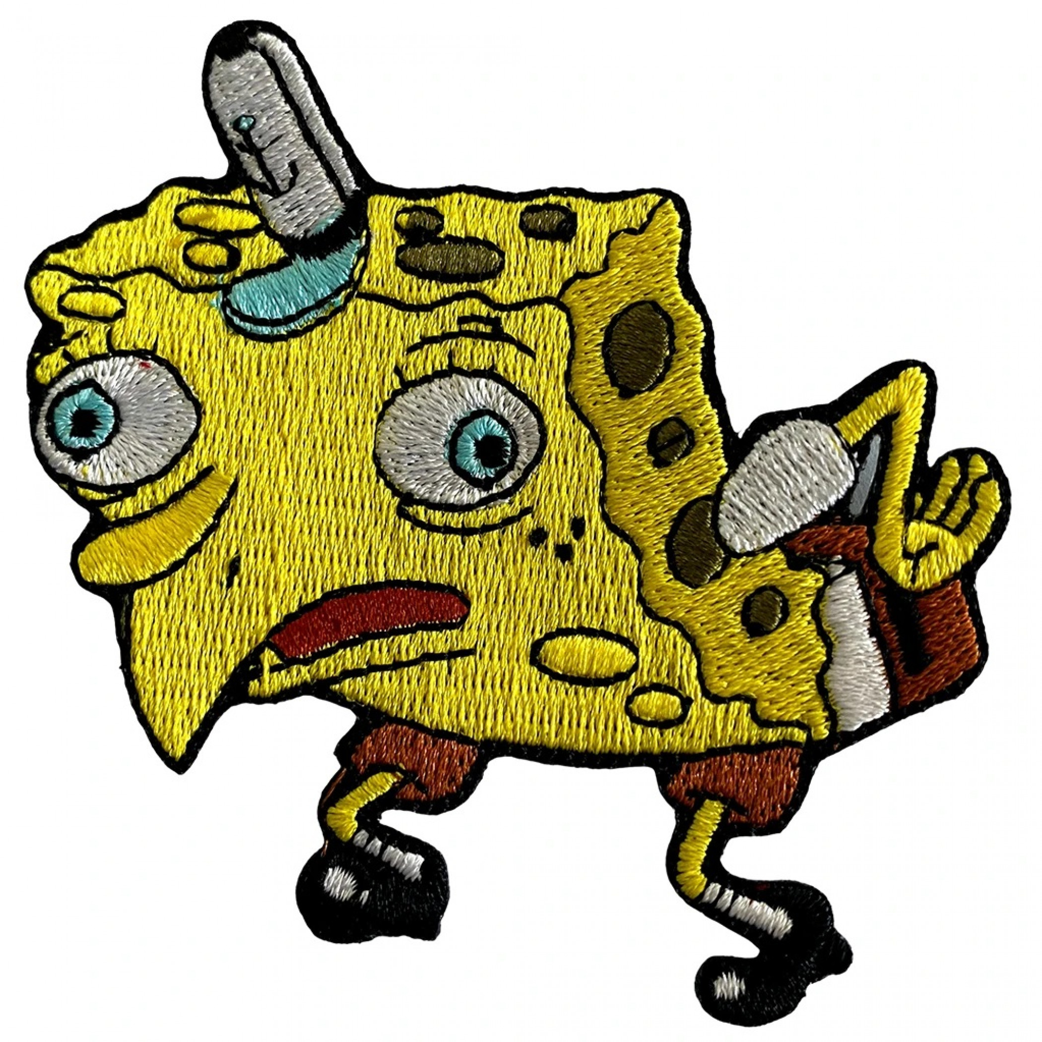 SpongeMock Meme SpongeBob SquarePants Patch