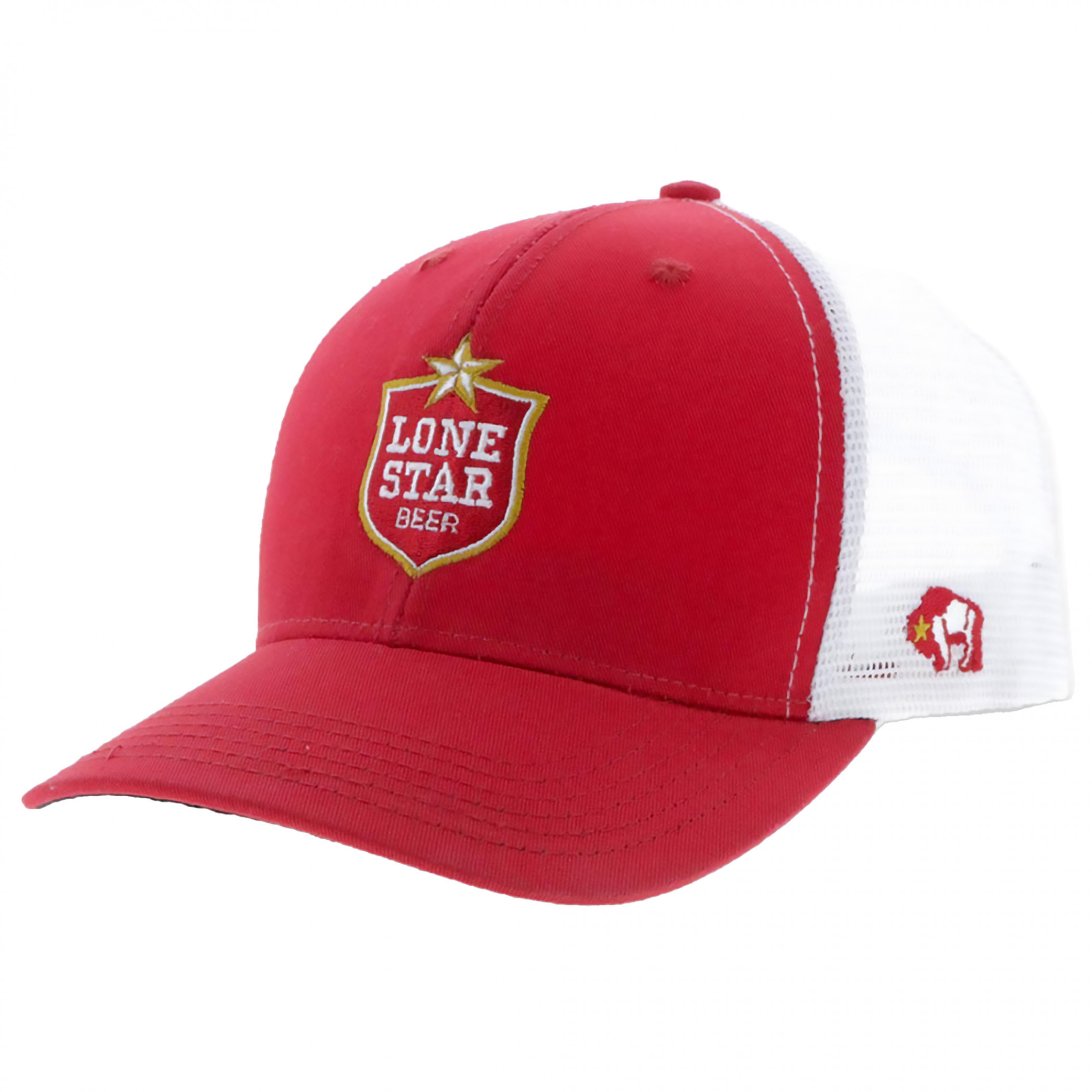 Lone Star Beer Embroidered Logo Curved Bill Snapback Hat