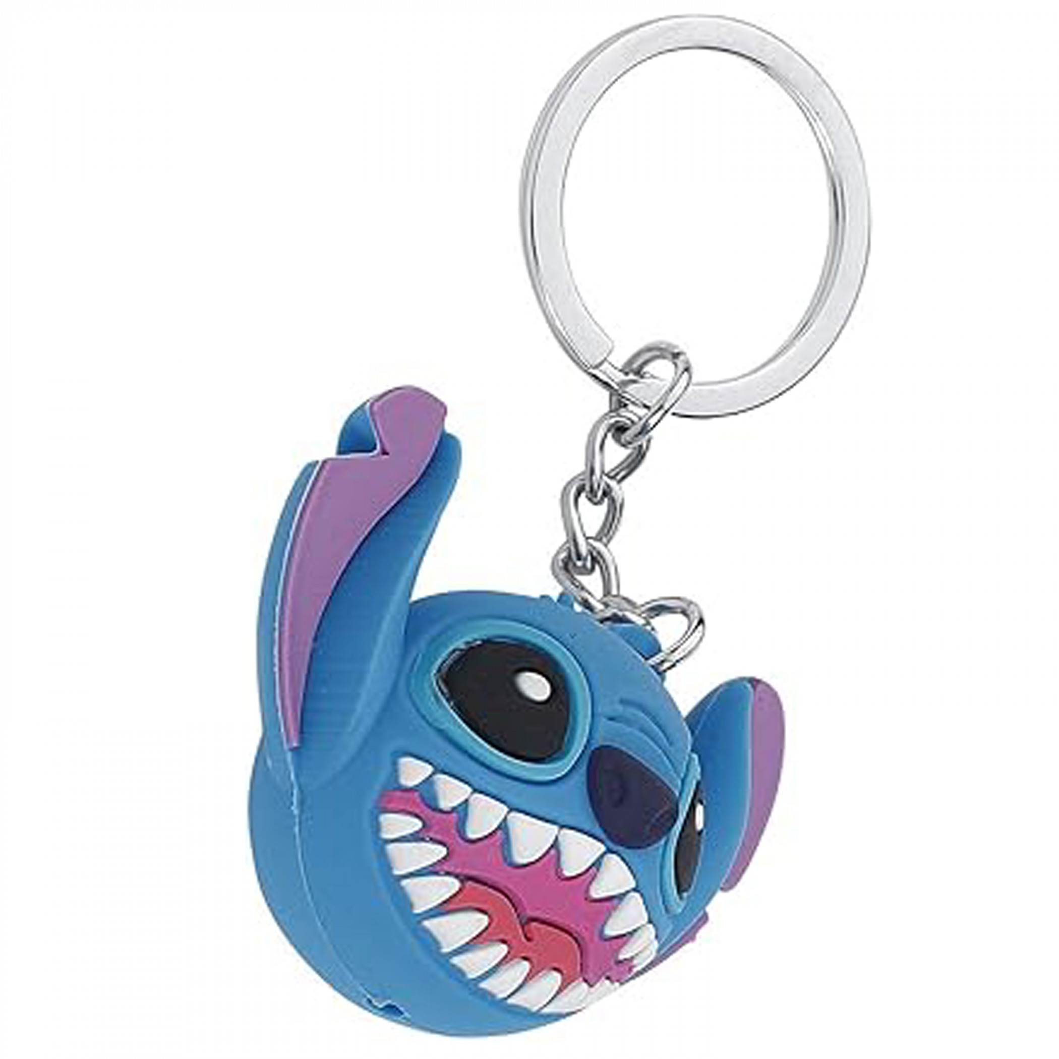 Lilo & Stitch Deluxe Stitch Smiling Face Ball Keyring