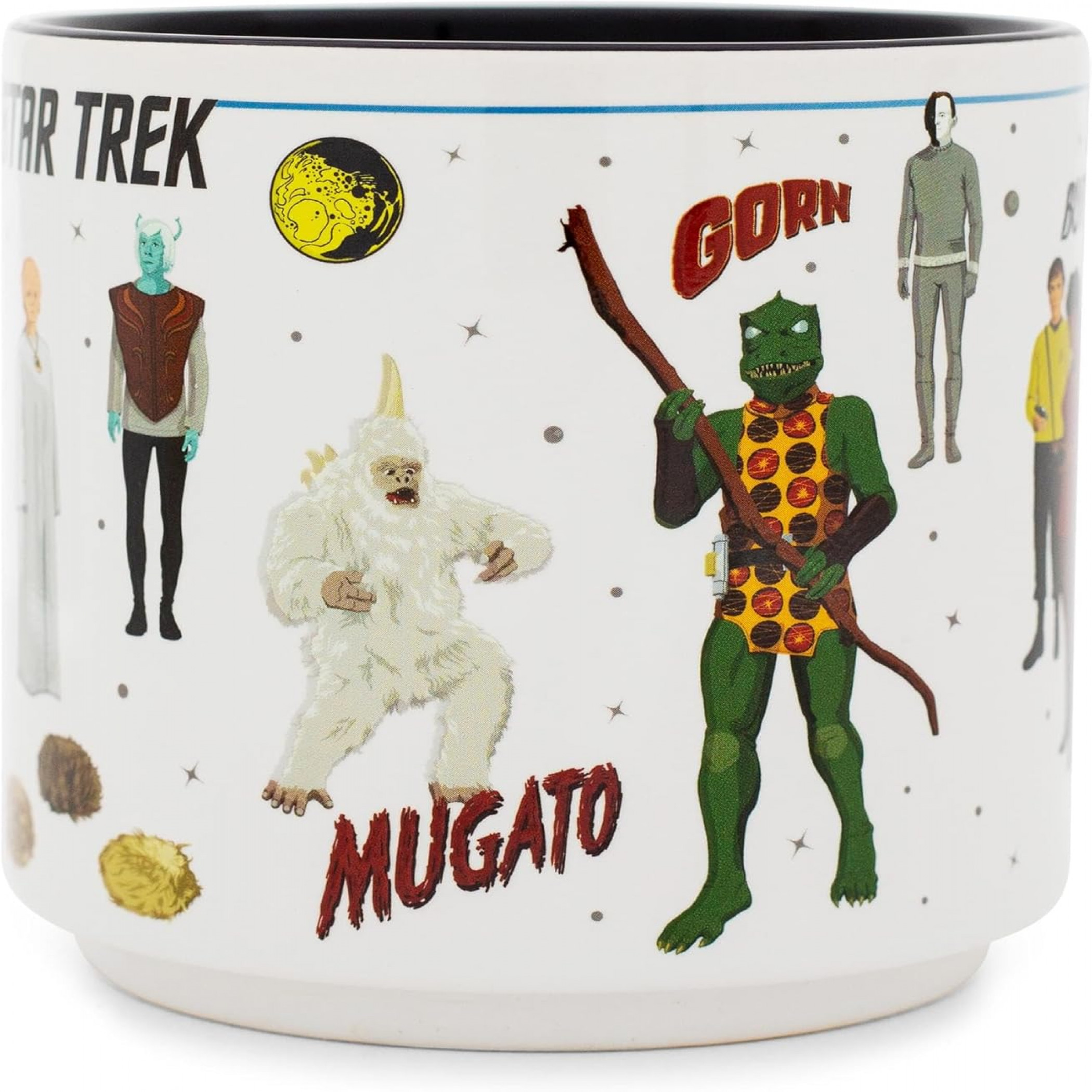 Star Trek Aliens Villains and Crew 20oz Ceramic Camper Mug