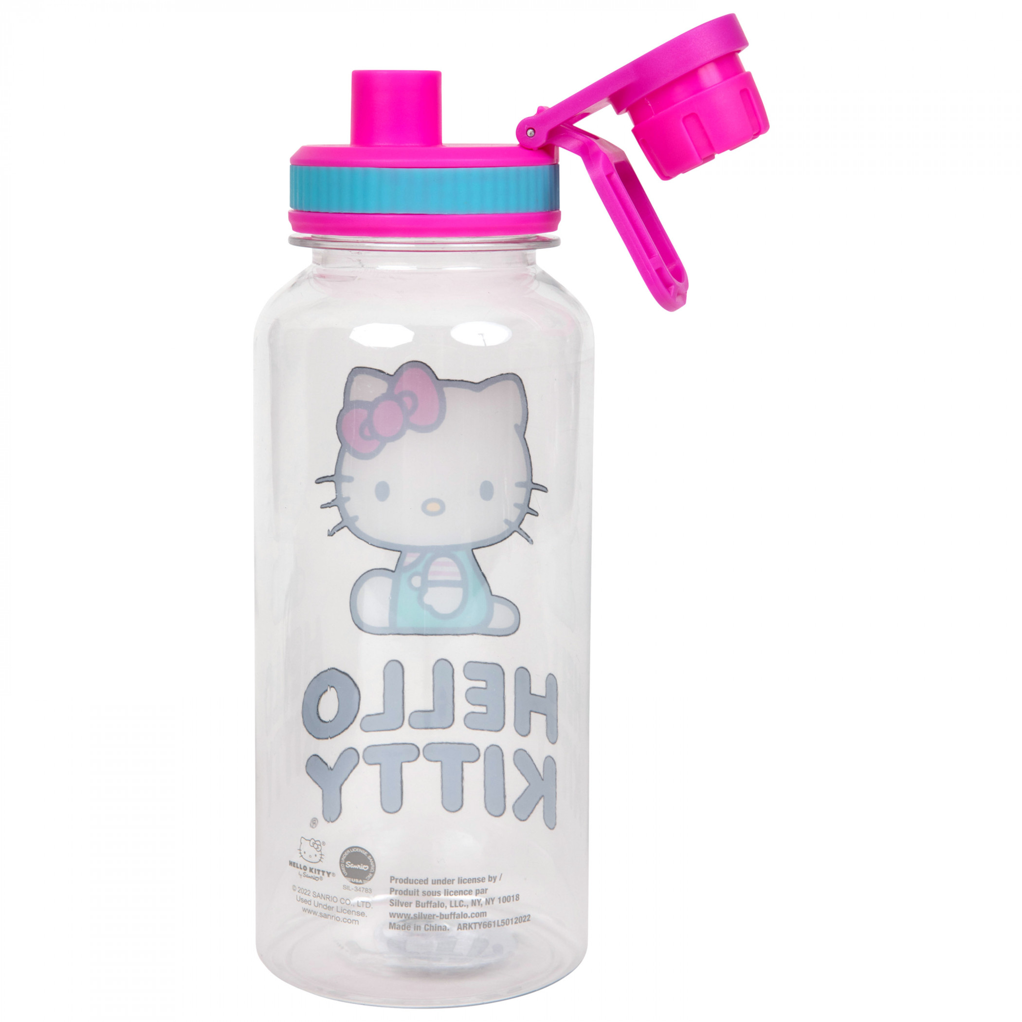 Hello Kitty 859478 32 oz Hello Kitty Totally Adorable Water Bottle