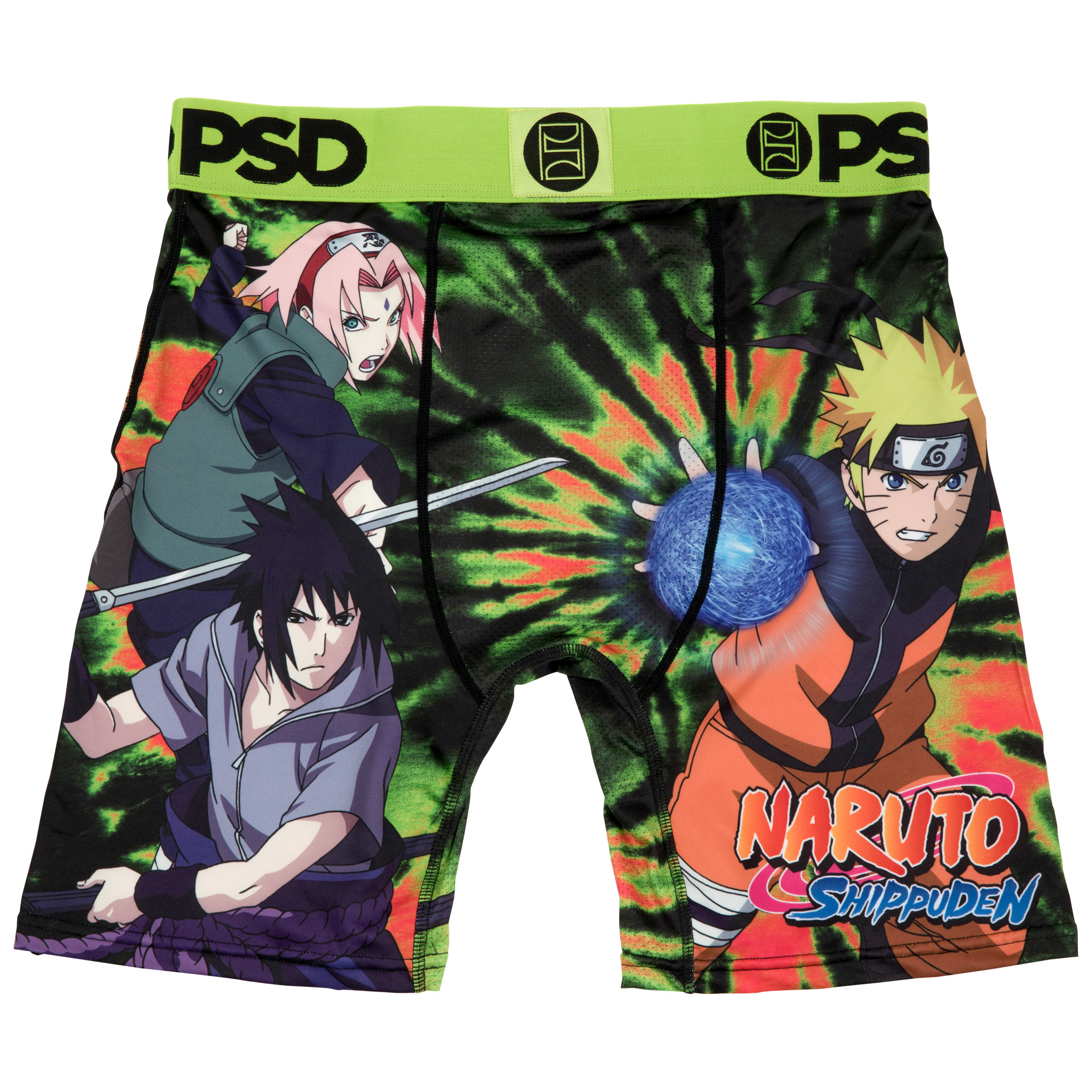 Naruto Tie-Dye Team PSD Boxer Briefs