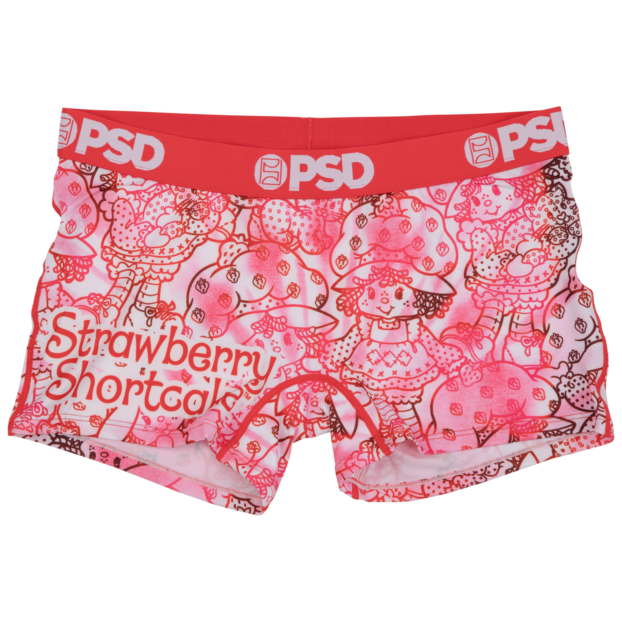 Strawberry Shortcake Tie-Dye PSD Boy Shorts Underwear