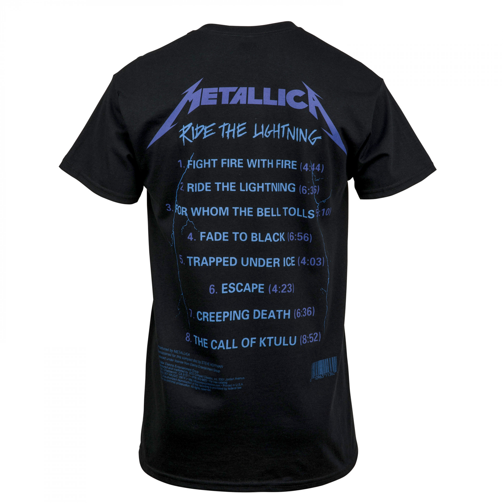 Metallica Ride The Lightning Album T-Shirt