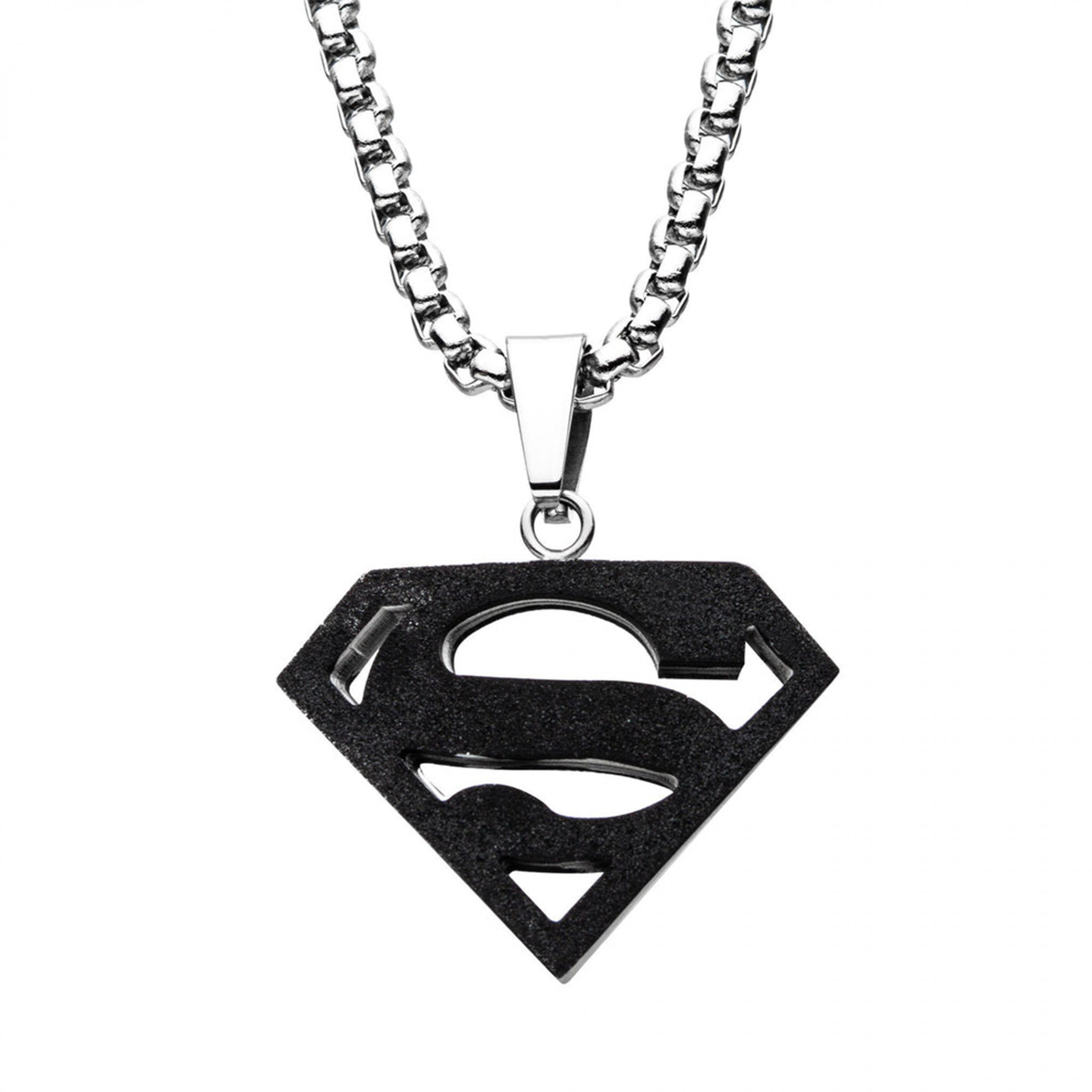 DC Comics Superman Steel Pendant Necklace