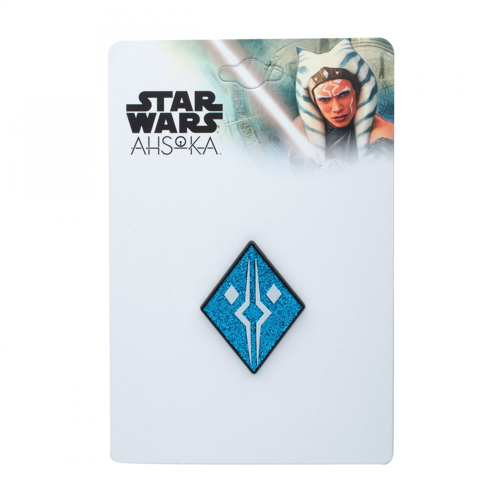 Star Wars Ahsoka Fulcrum Symbol Glitter Pin