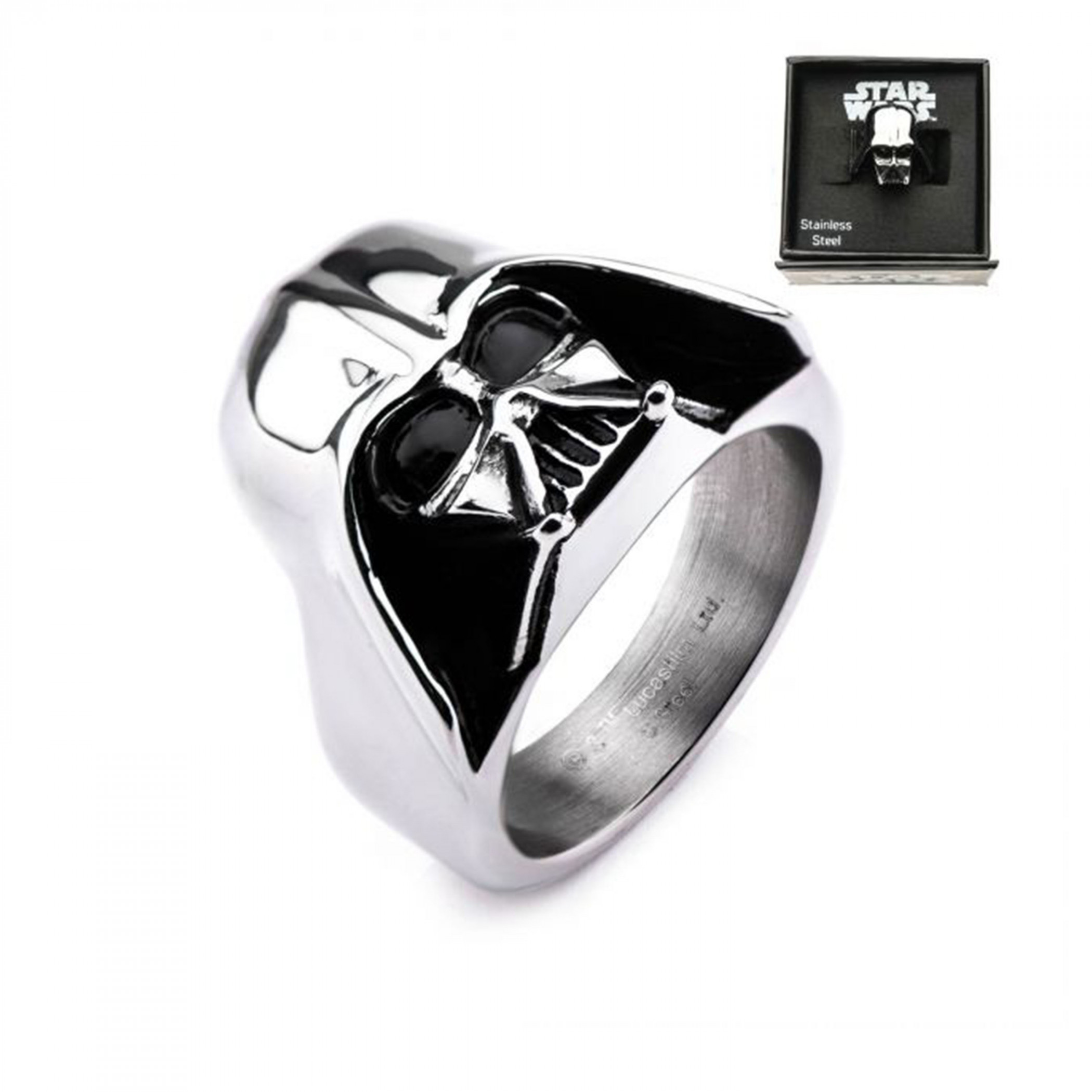 Star Wars Darth Vader Silver Helmet Ring