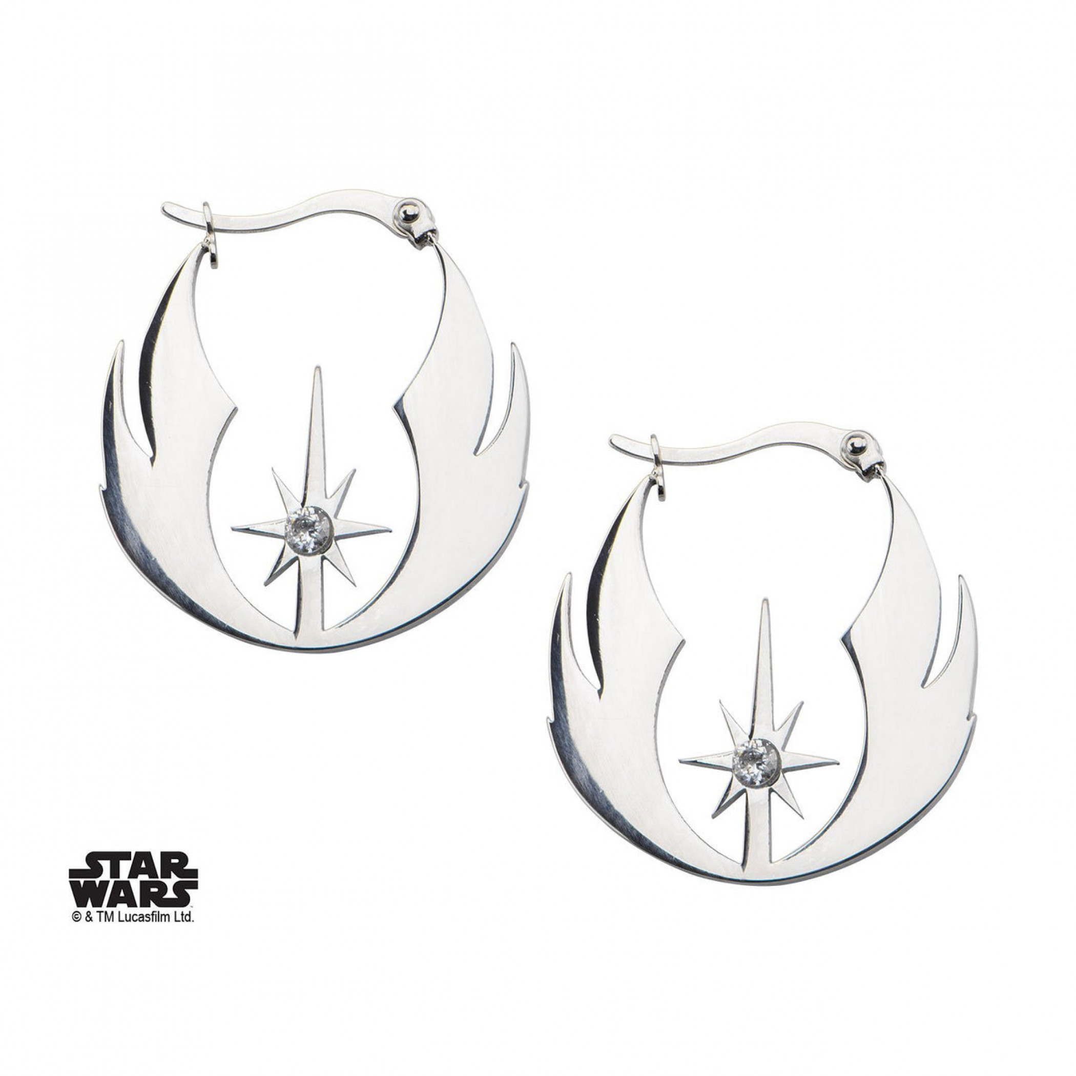 Star Wars Jedi Order Hoop Stainless Steel Earrings