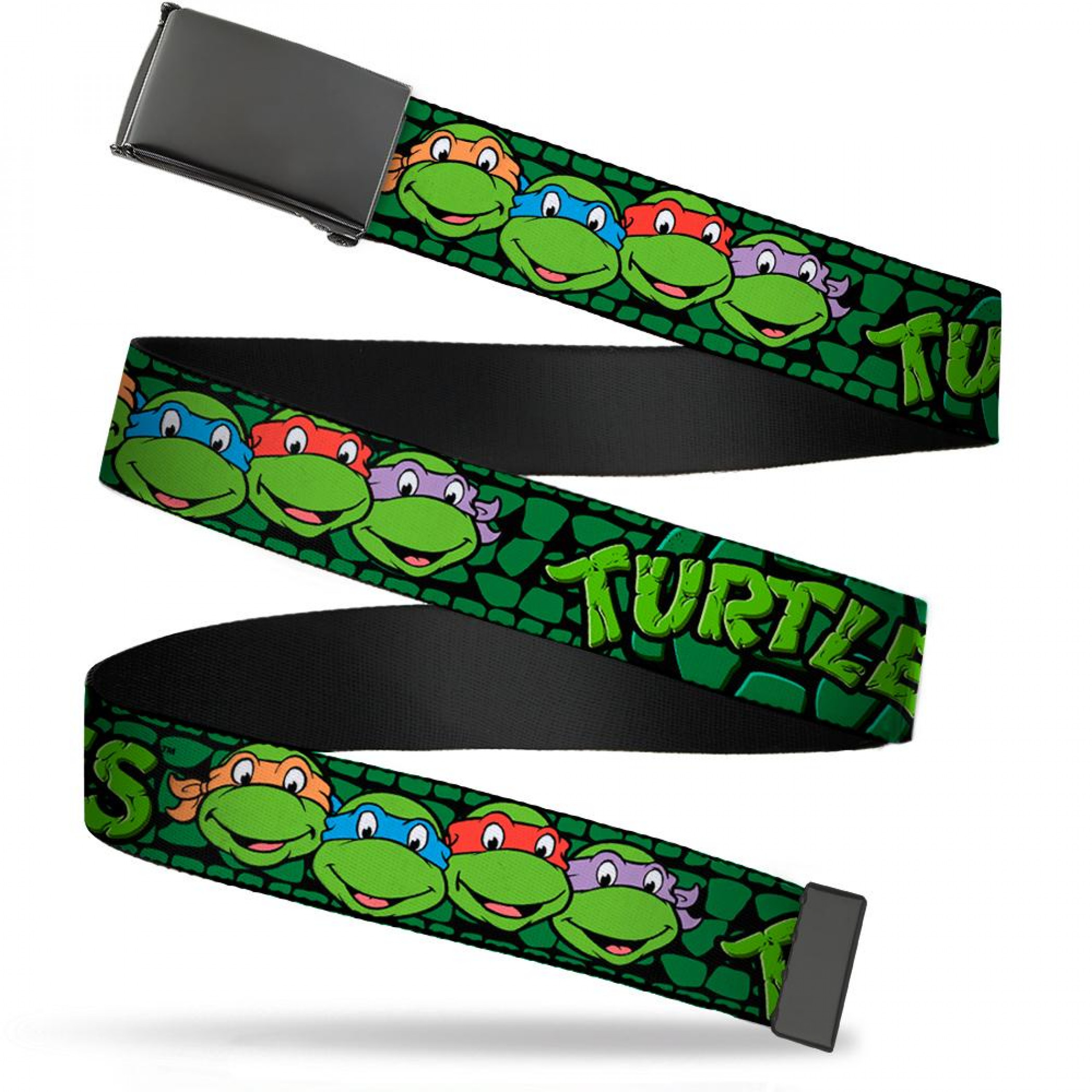 TMNT Teenage Mutant Ninja Turtles Heroes in a Half Shell Web Belt