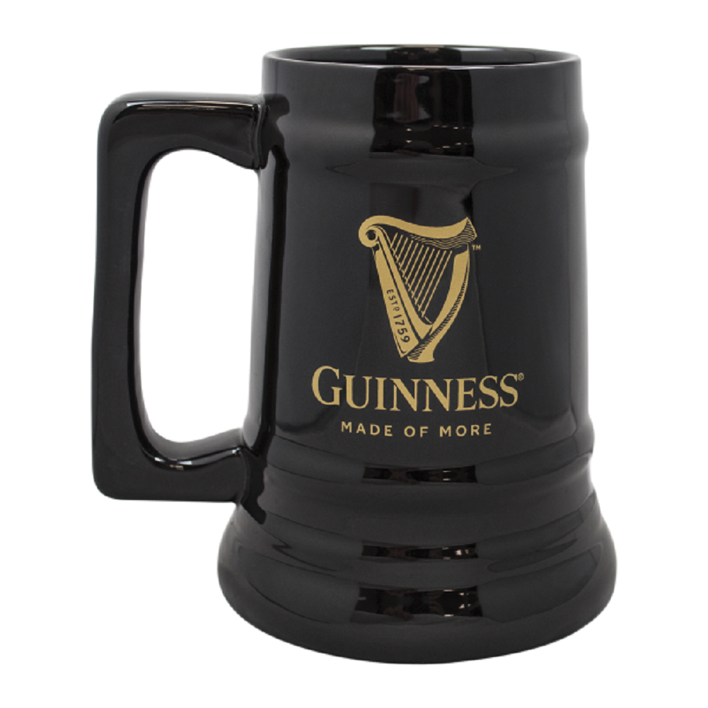 Guinness Black Ceramic Beer Tankard