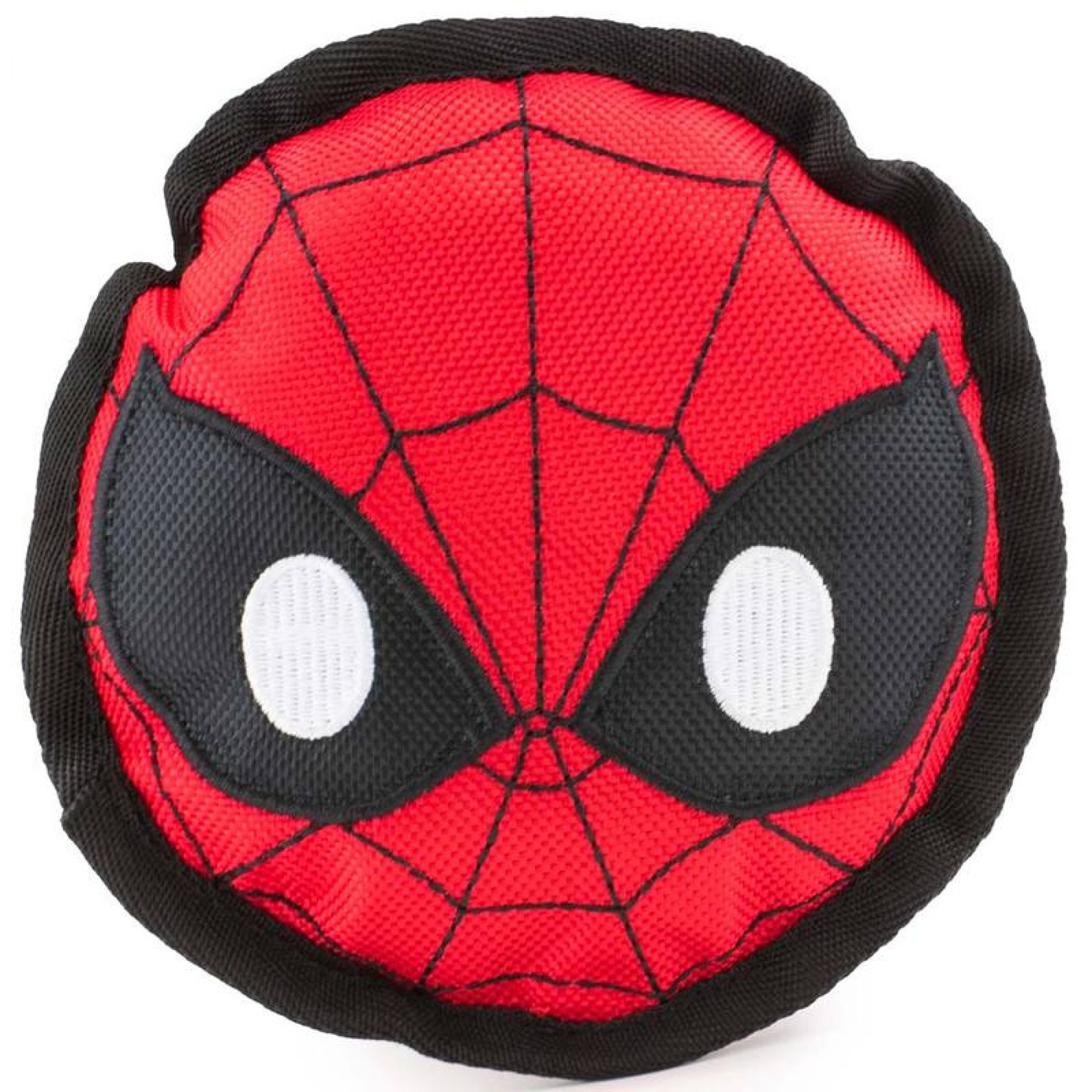 Marvel Comics Spider-Man Face Ballistic Squeaker Dog Toy