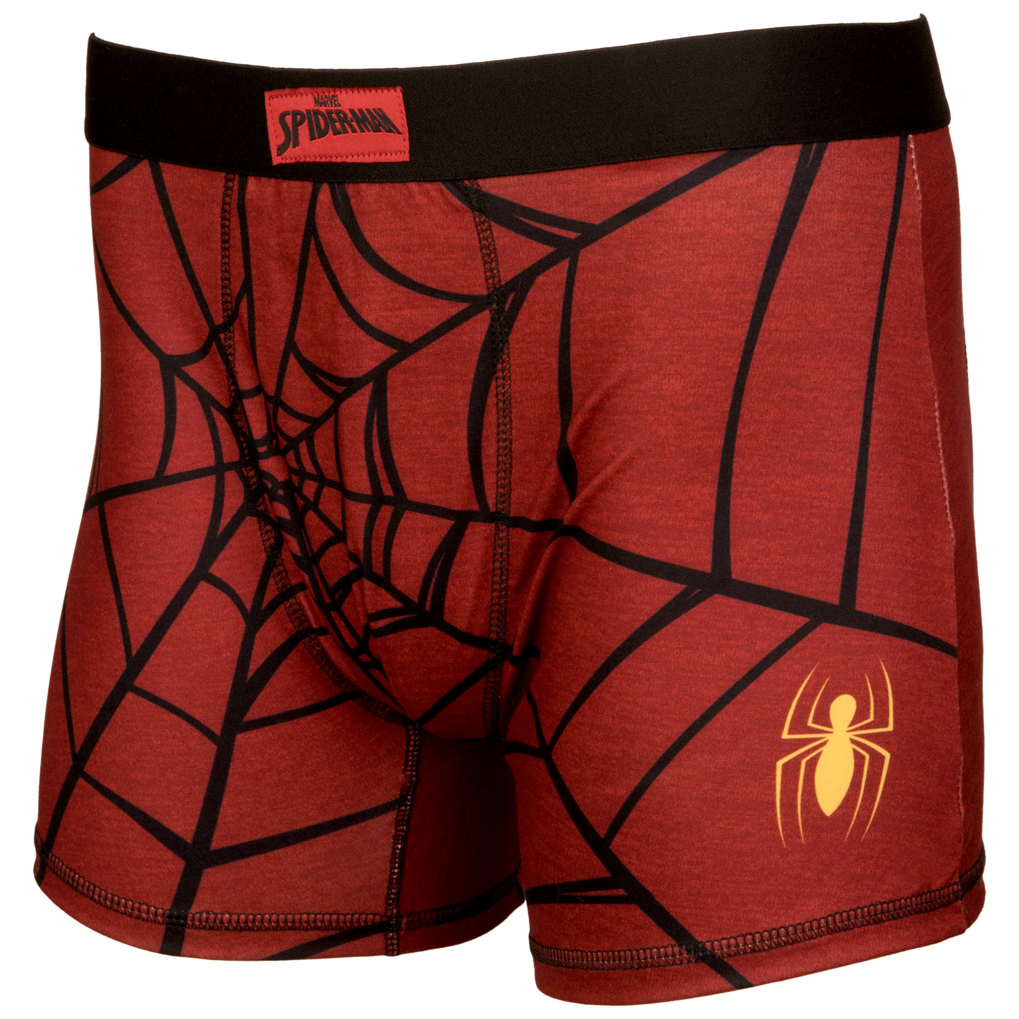 Spider-Man Web and Small Symbol Boxer Briefs