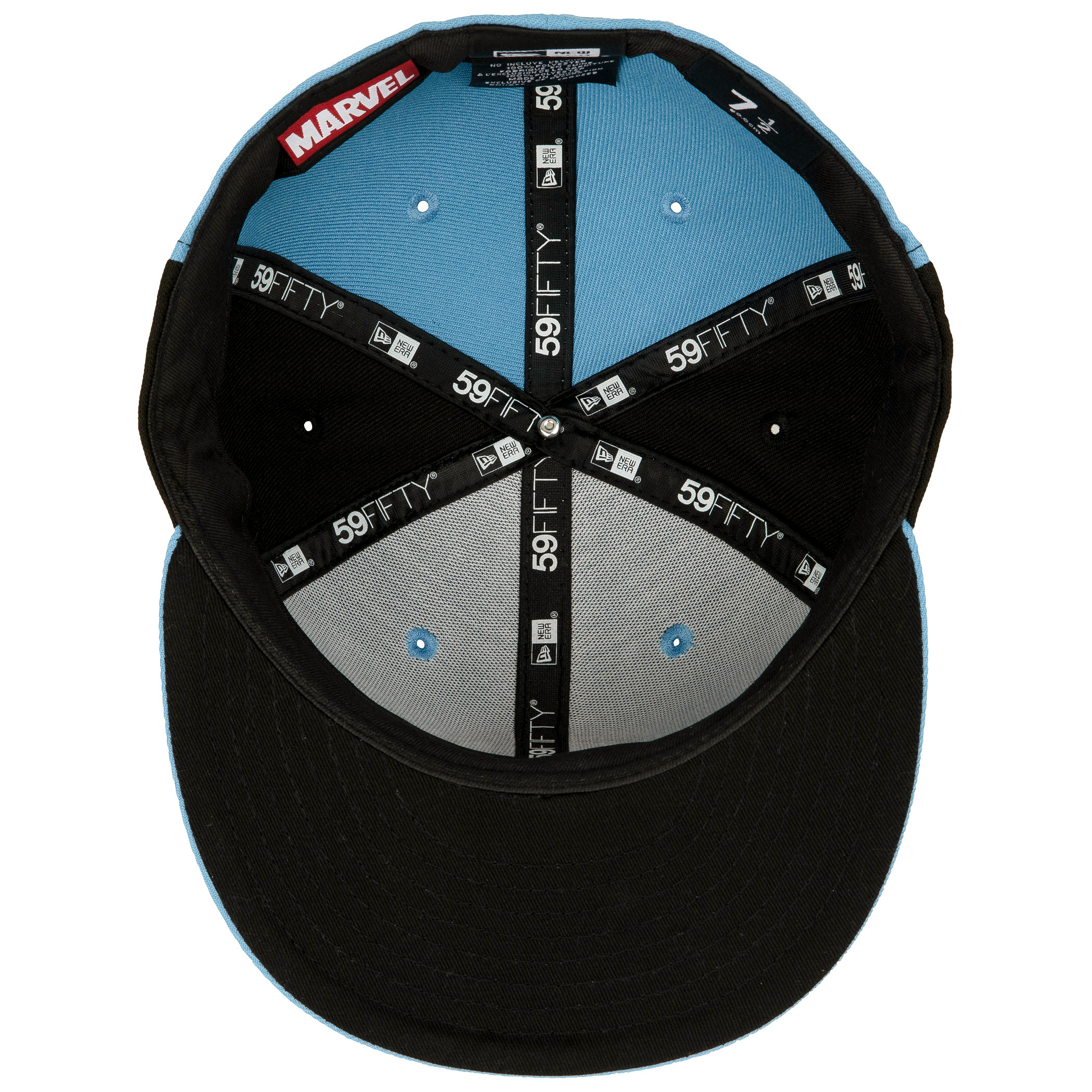 Fantastic 4 Logo Black & Blue Panels New Era 59Fifty Fitted Hat