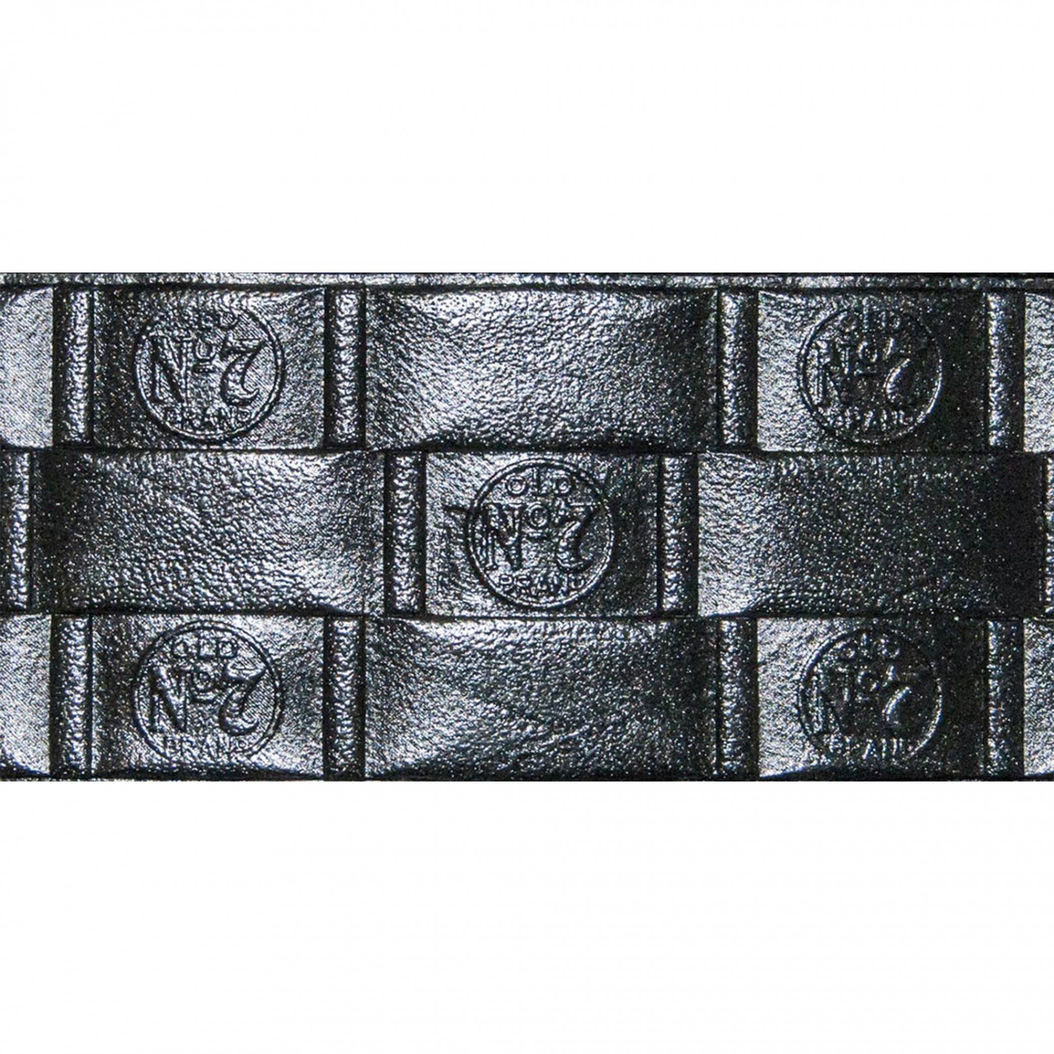 Jack Daniel's Full Grain Leather Embossed Basket Weave Belt
