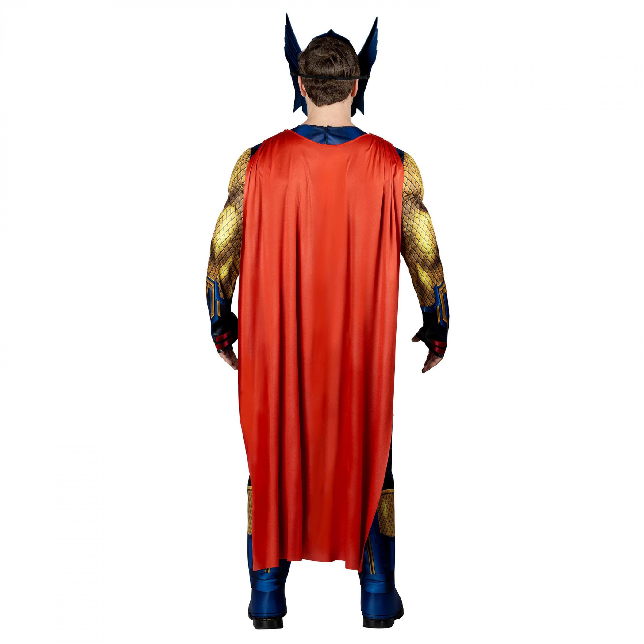 Thor Suit Men's Qualux Foam Costume with Cape