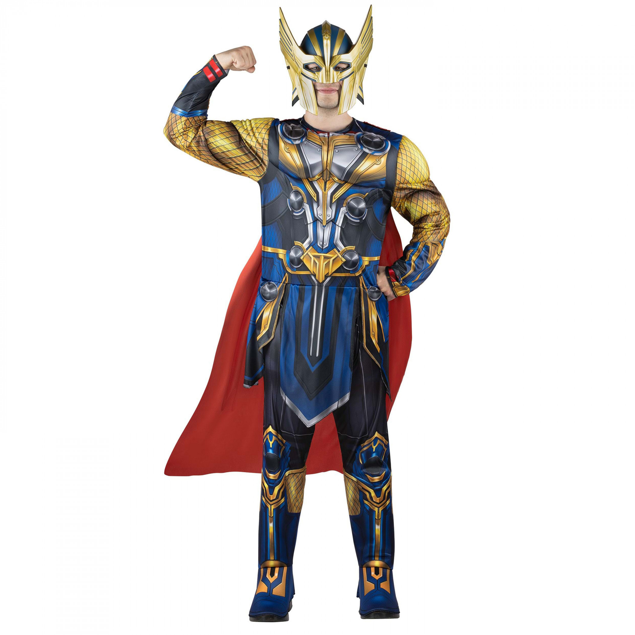 Thor Suit Men's Qualux Foam Costume with Cape