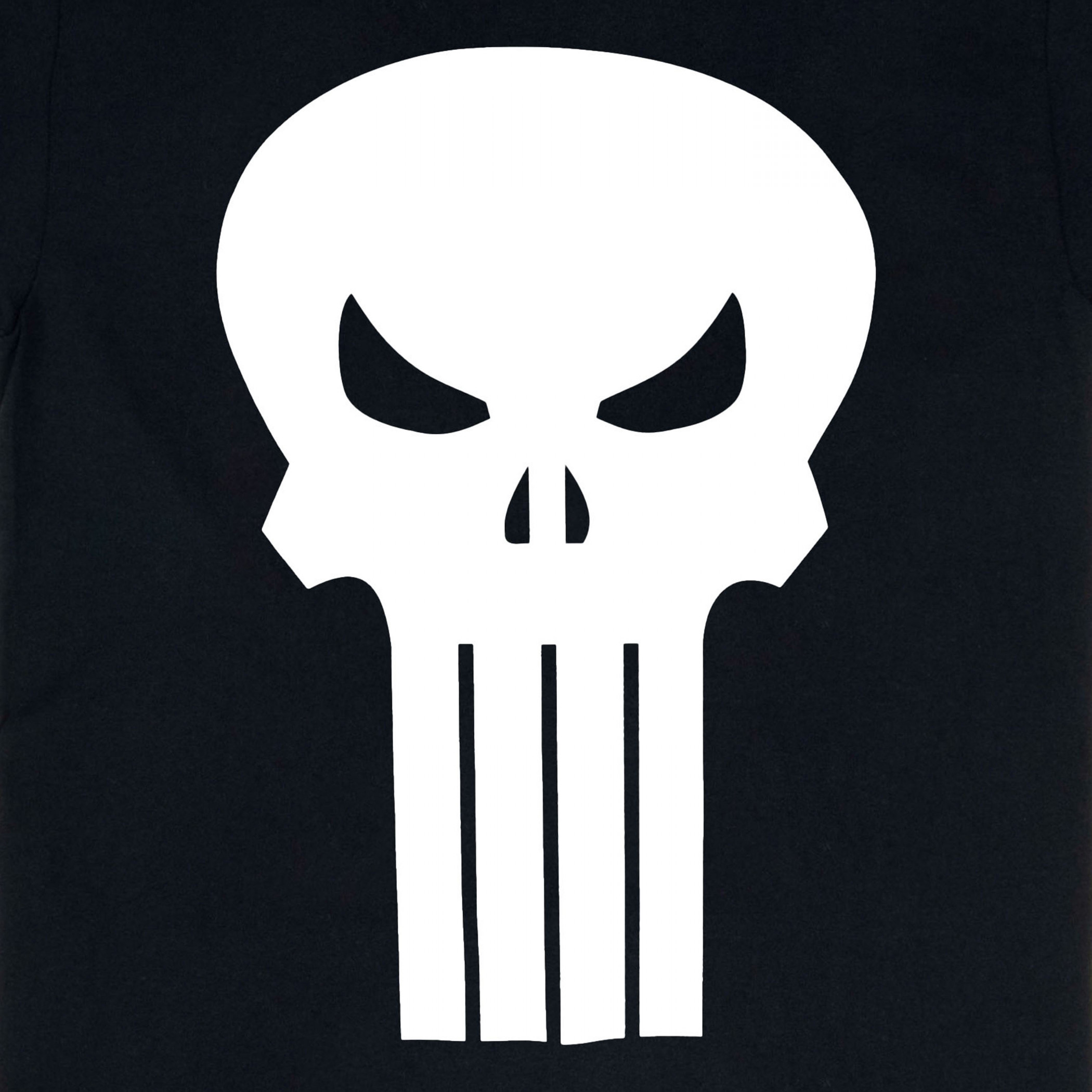 Teddy The Punisher Marvel - Skull - Sweat-Shirt à Capuche Homme