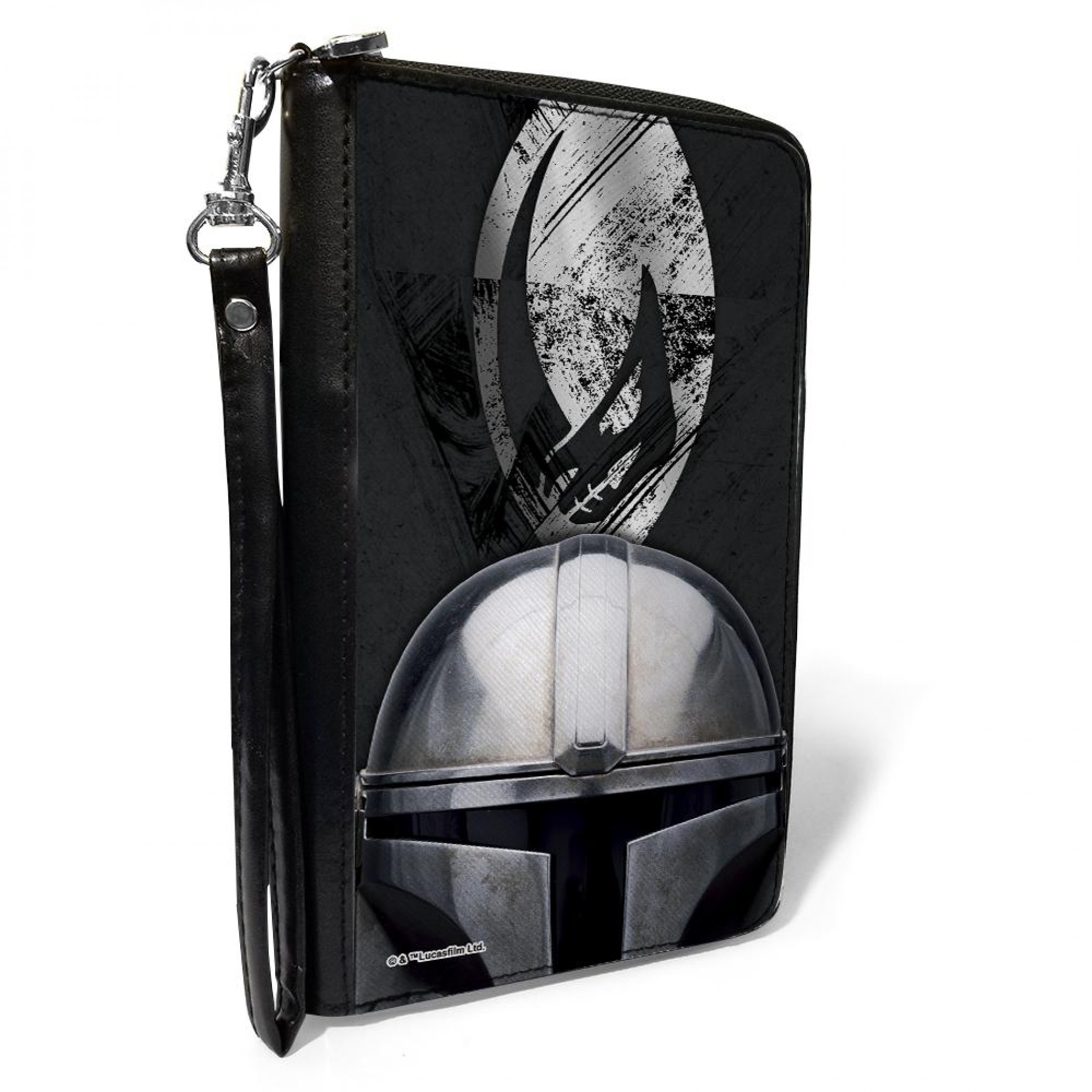 Star Wars The Mandalorian Mudhorn Armor Helmet Zip Around Wallet