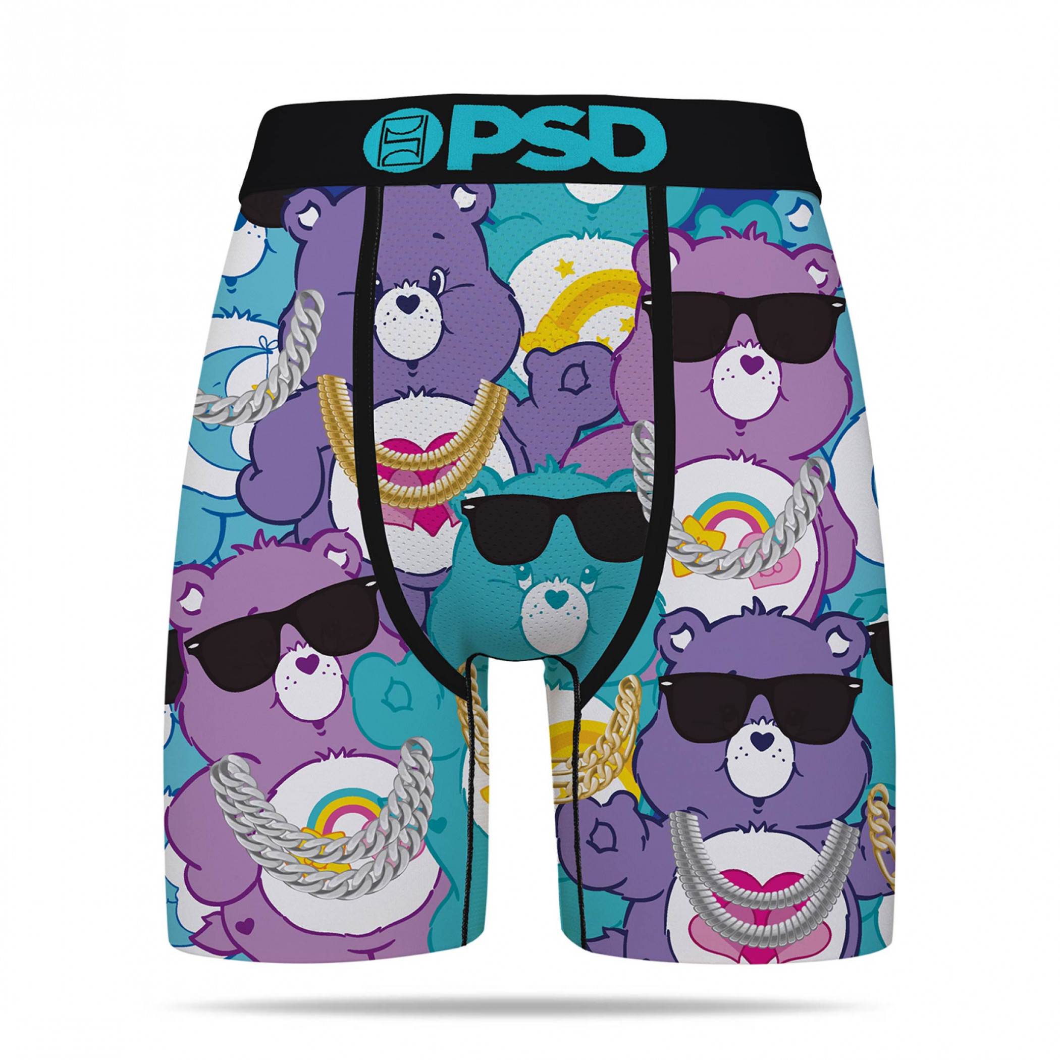 PSD Care Bearcation Bears Summer Pool Palm Tree Underwear Boxer Briefs  222180071