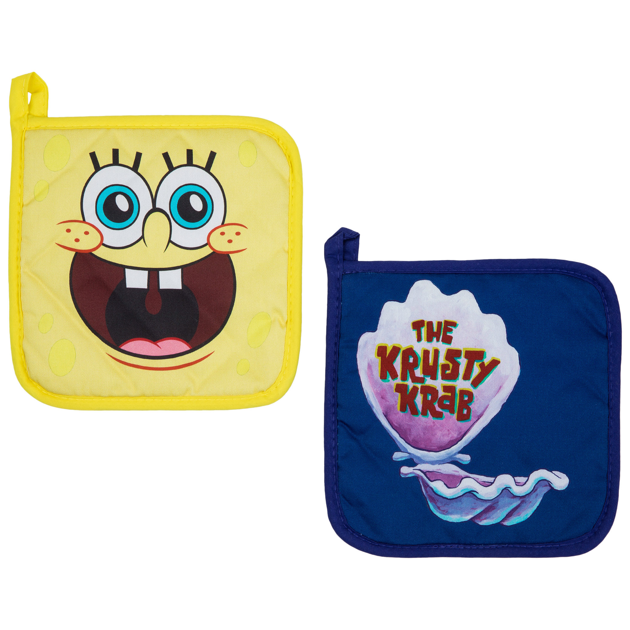 SpongeBob SquarePants and The Krusty Krab Set of 2 Pot Holders