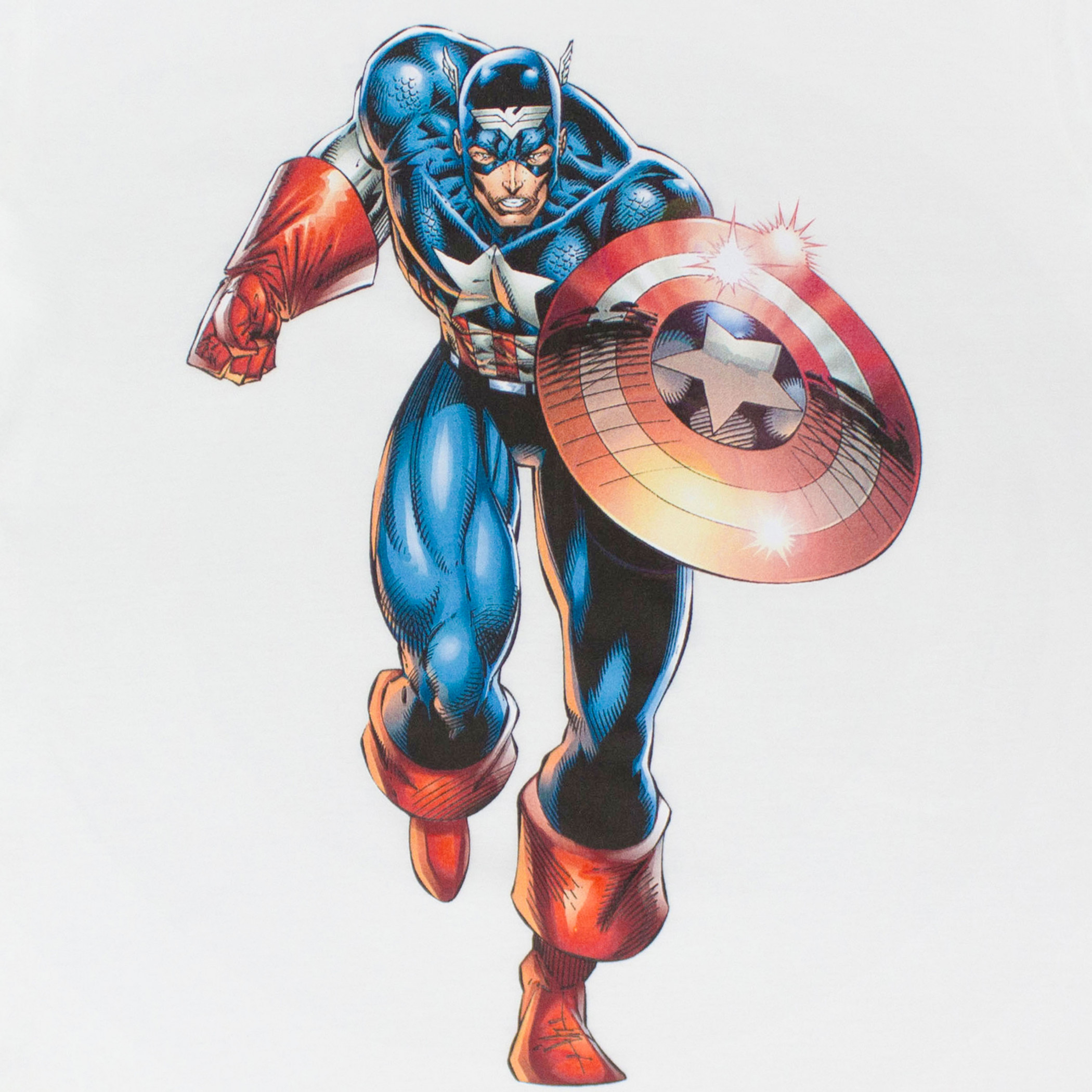 Captain America from Heroes Reborn Running T-Shirt