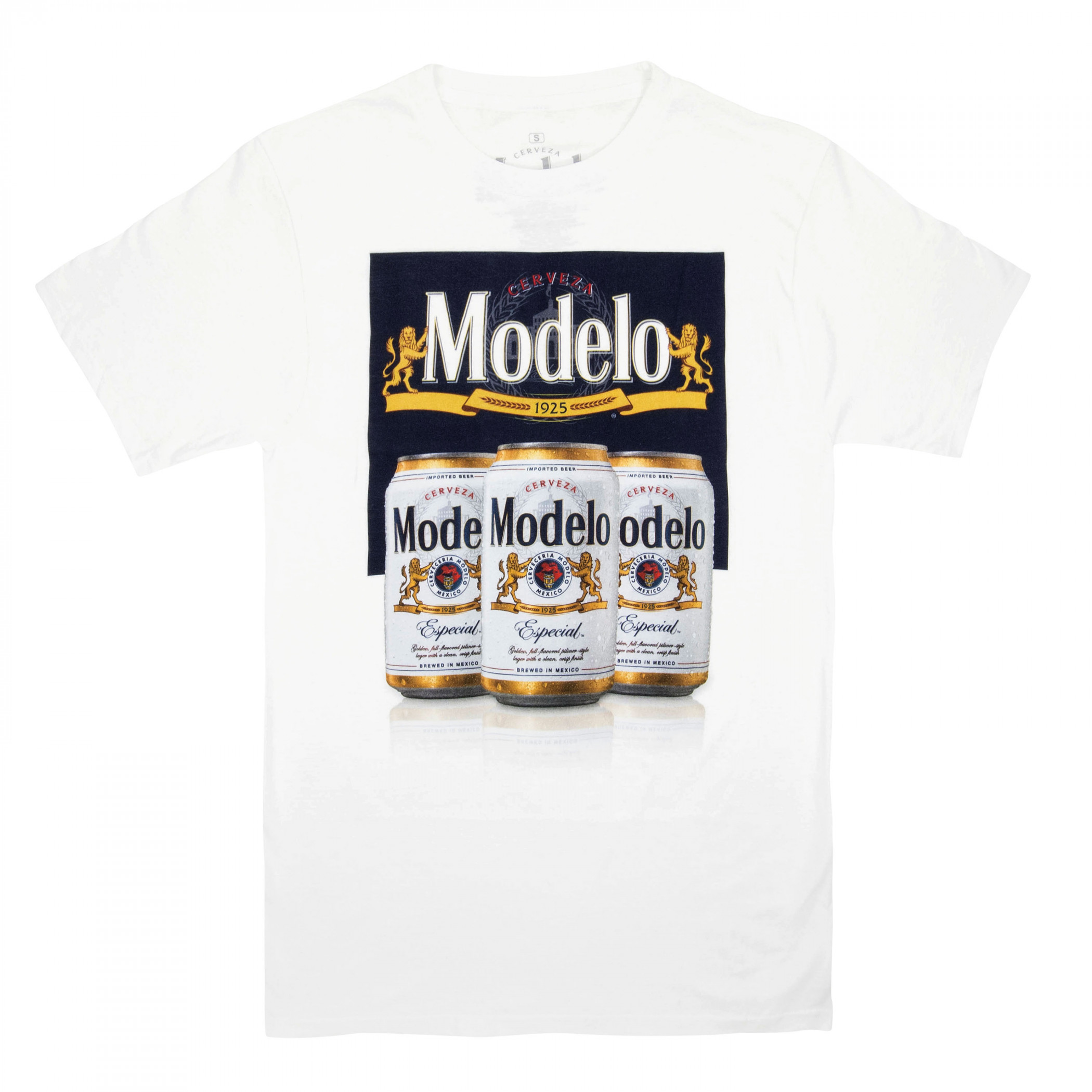 Modelo Three Cans With Reflection Print T-Shirt