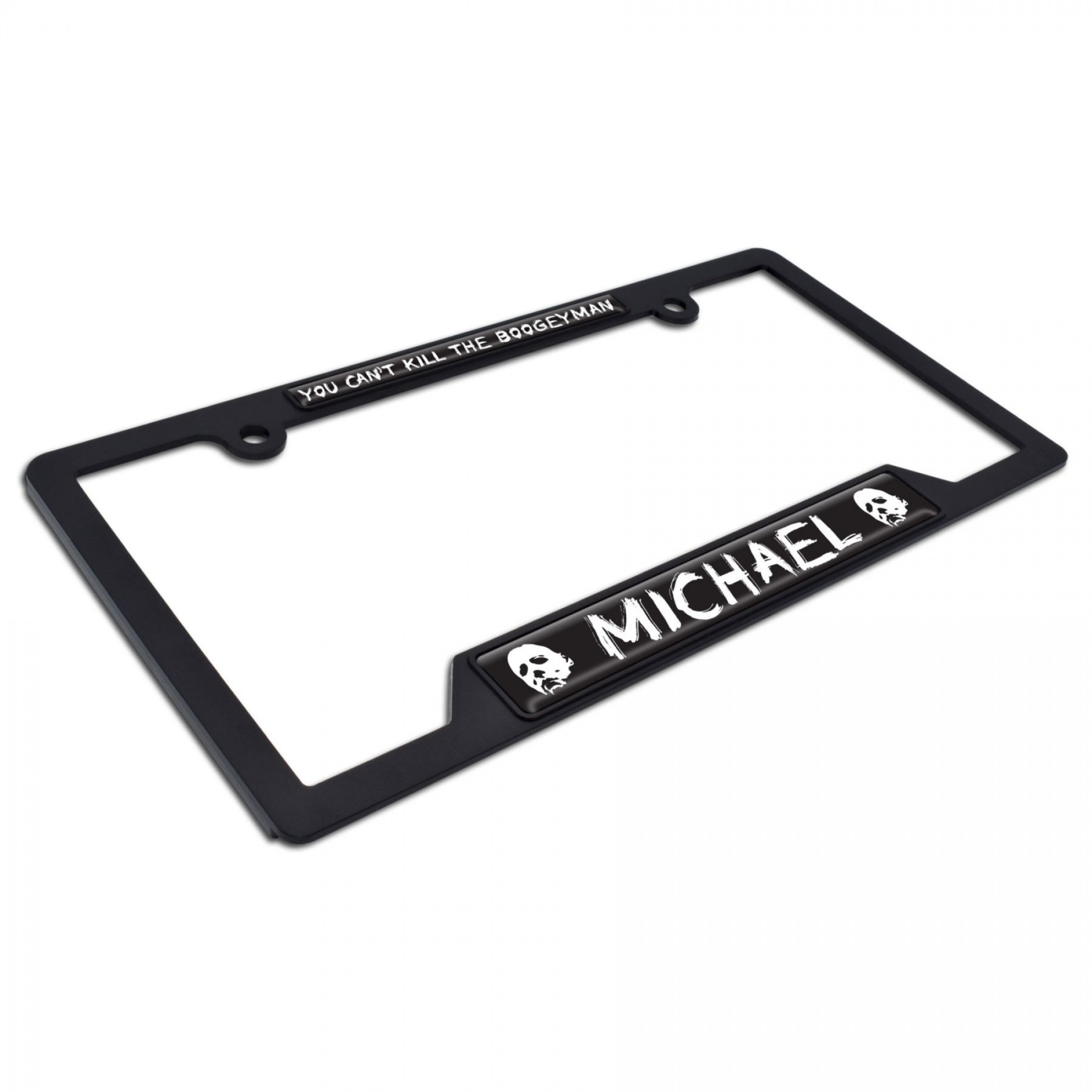 Halloween Michael Myers License Plate Frame by Elektroplate