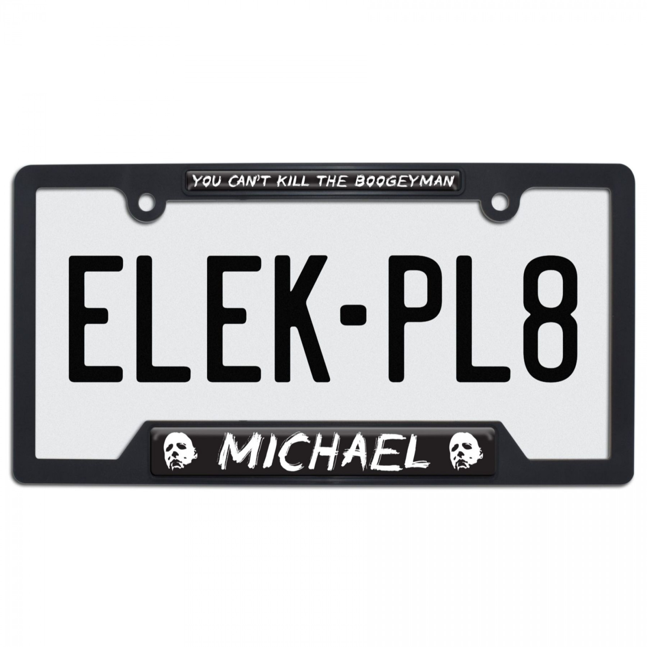 Halloween Michael Myers License Plate Frame by Elektroplate