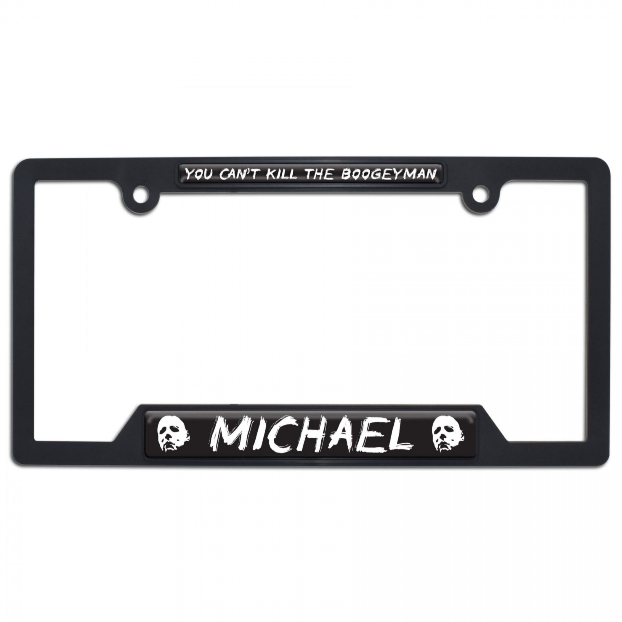 Halloween Michael Myers License Plate Frame by Elektroplate