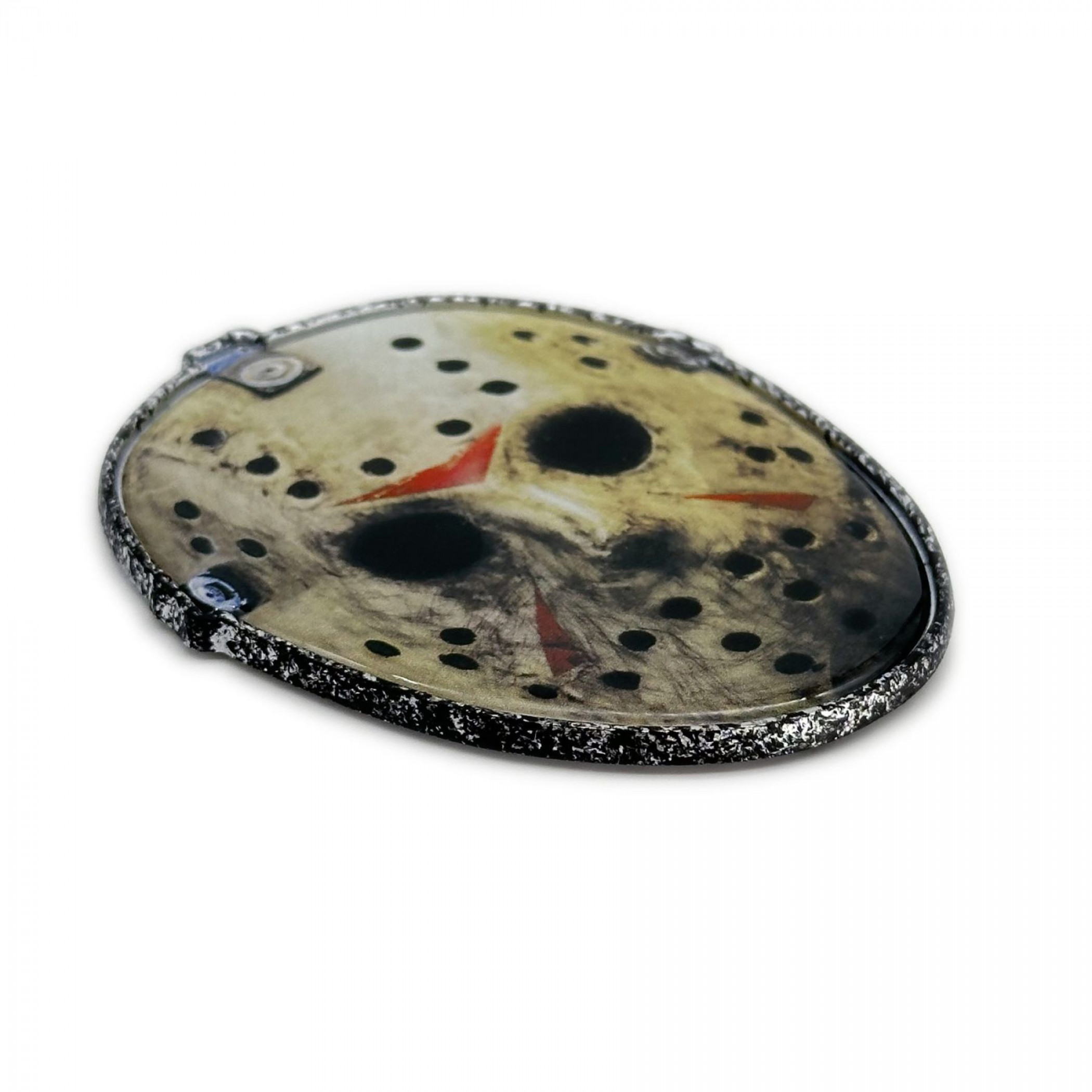 Jason Friday the 13th Mask Metal Car Emblem