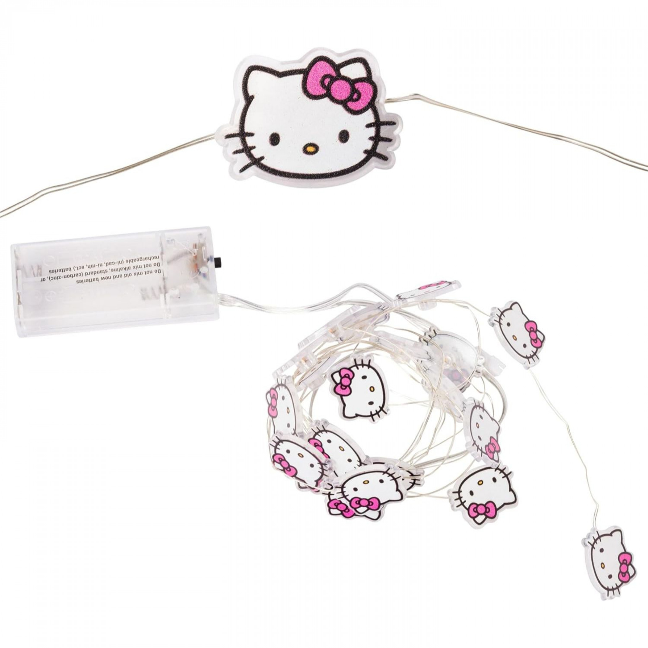 Hello Kitty Face Logo Decorative LED String Lights 20ct